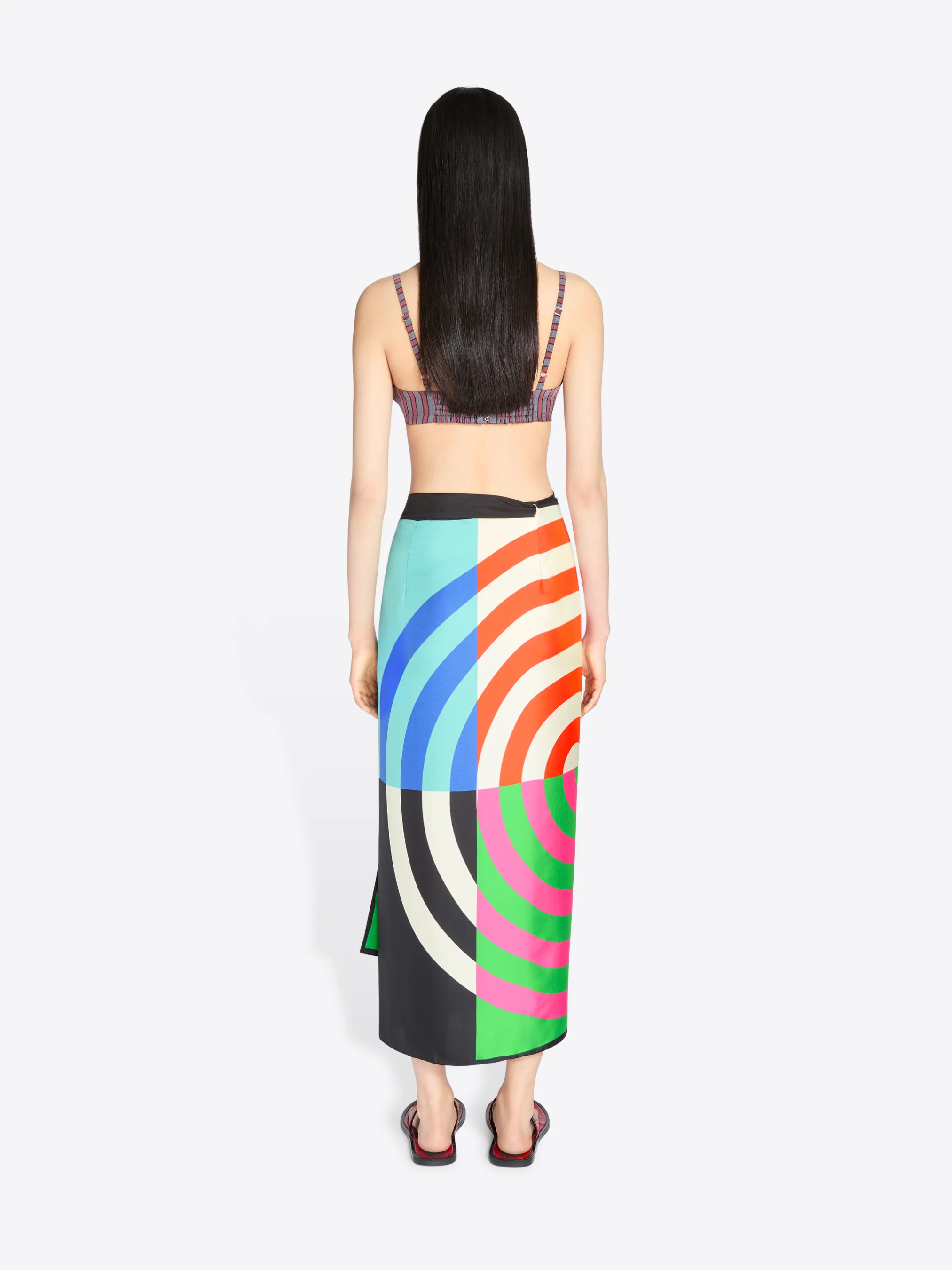 Long wrap scarf-skirt - Image 4
