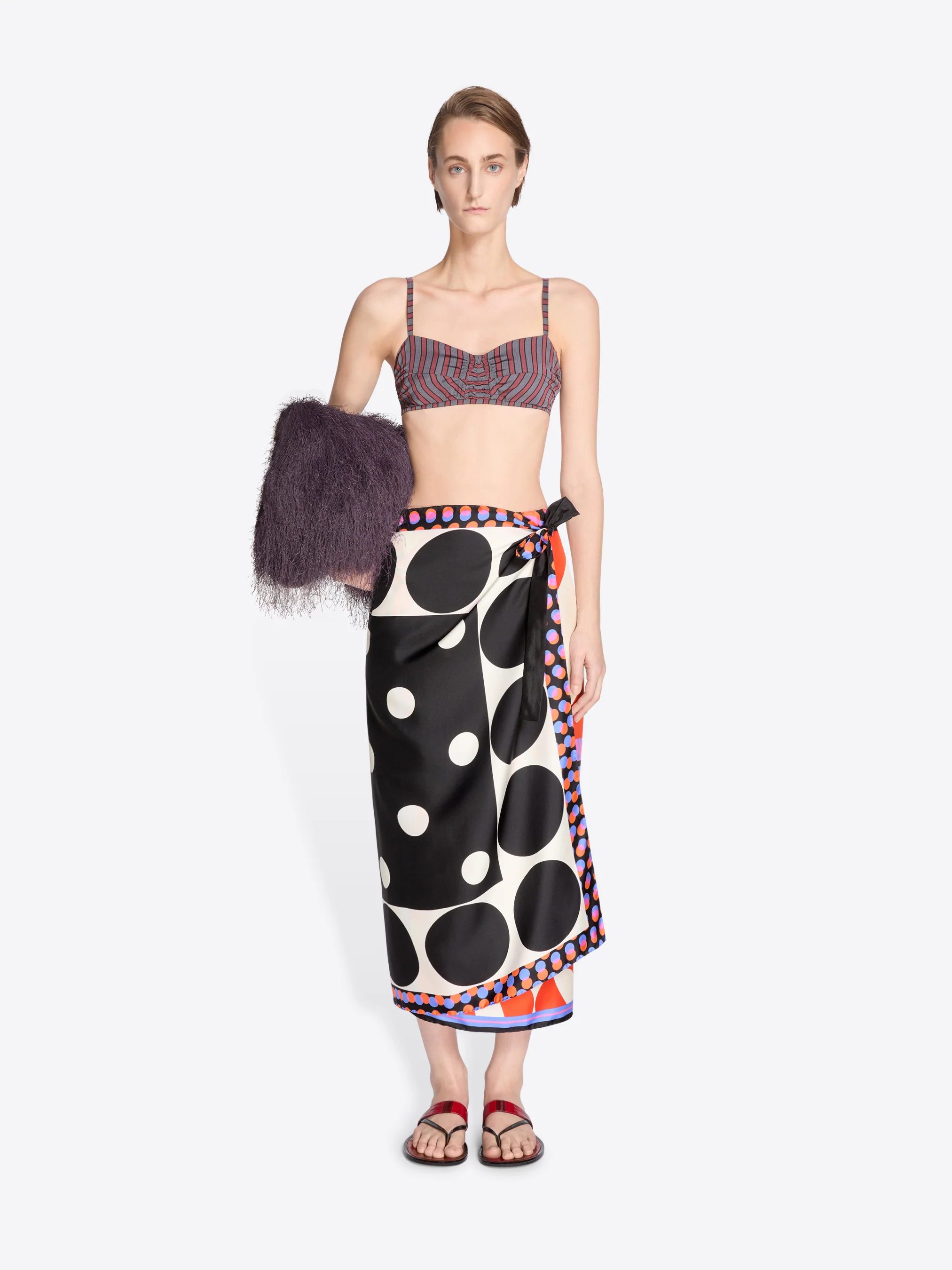 Long wrap scarf-skirt - Image 6