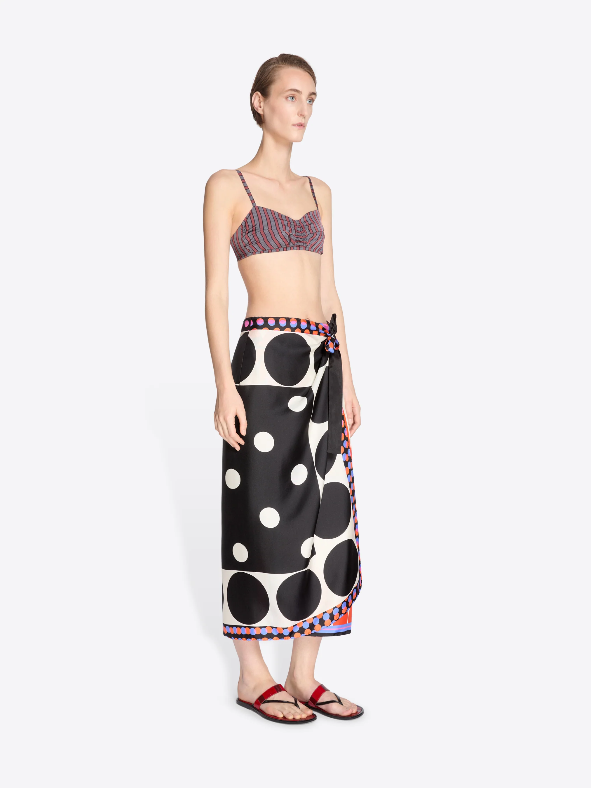 Long wrap scarf-skirt - Image 7