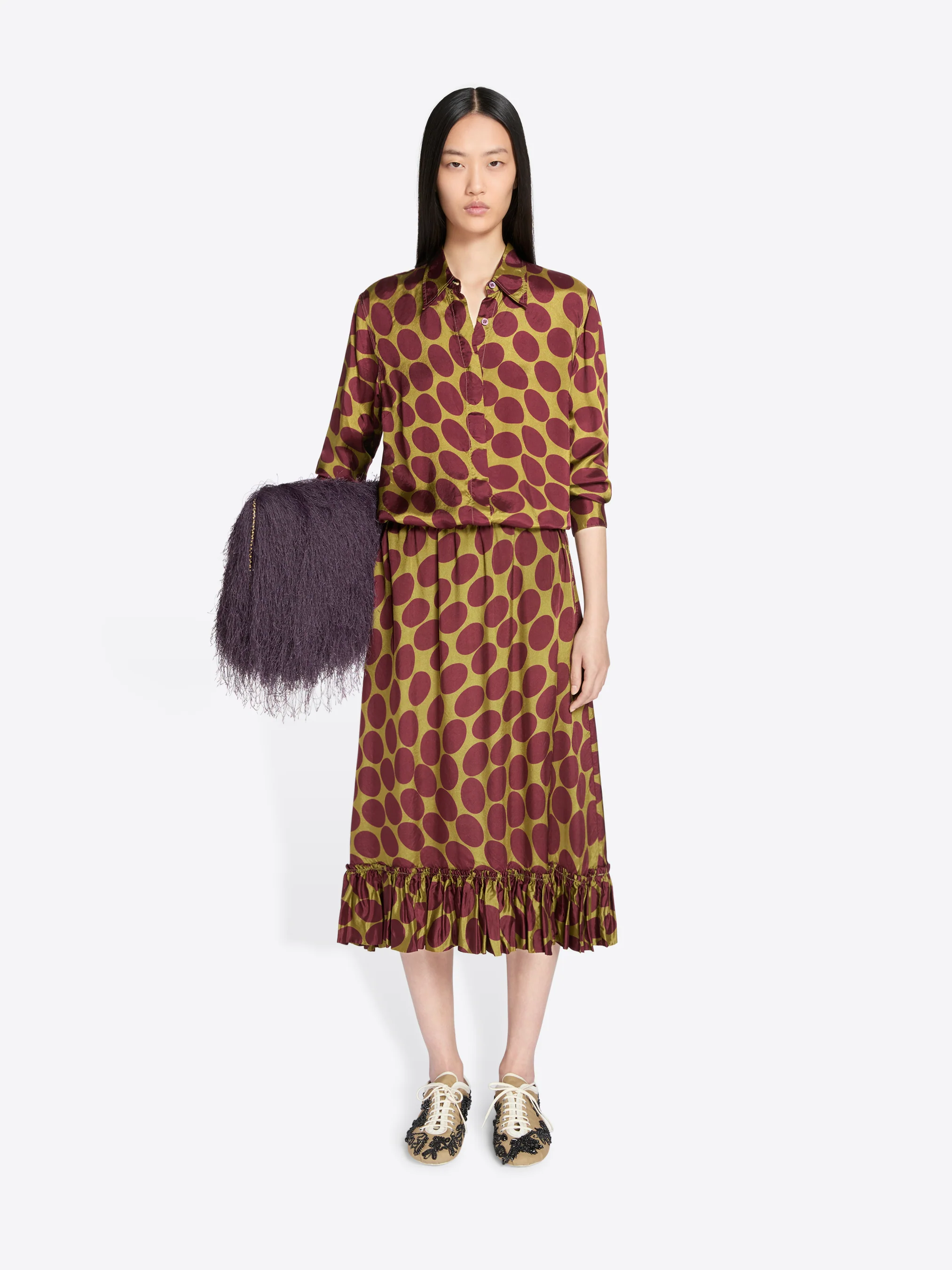 Printed ruffled skirt - Image 2