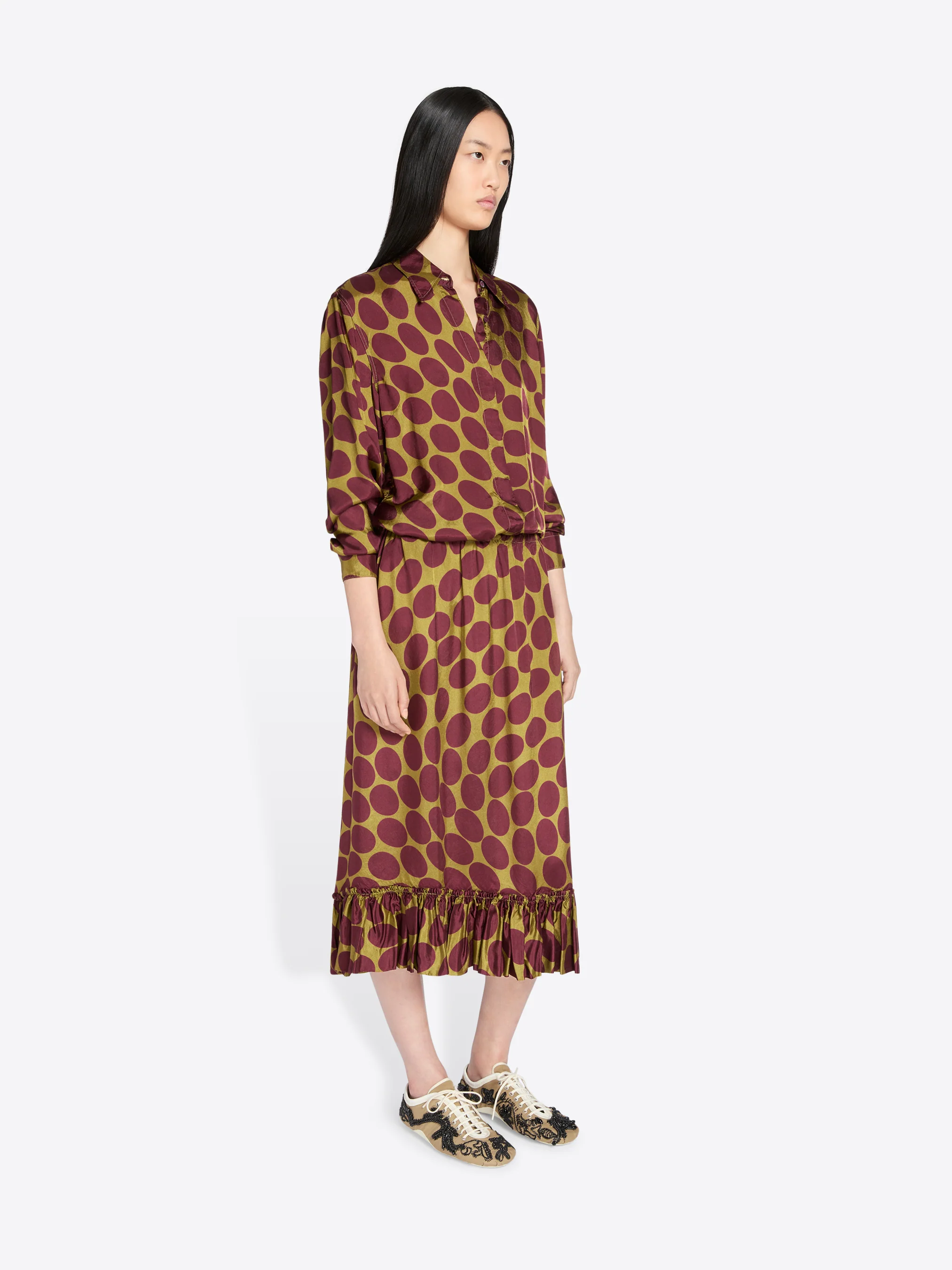 Printed ruffled skirt - Image 3
