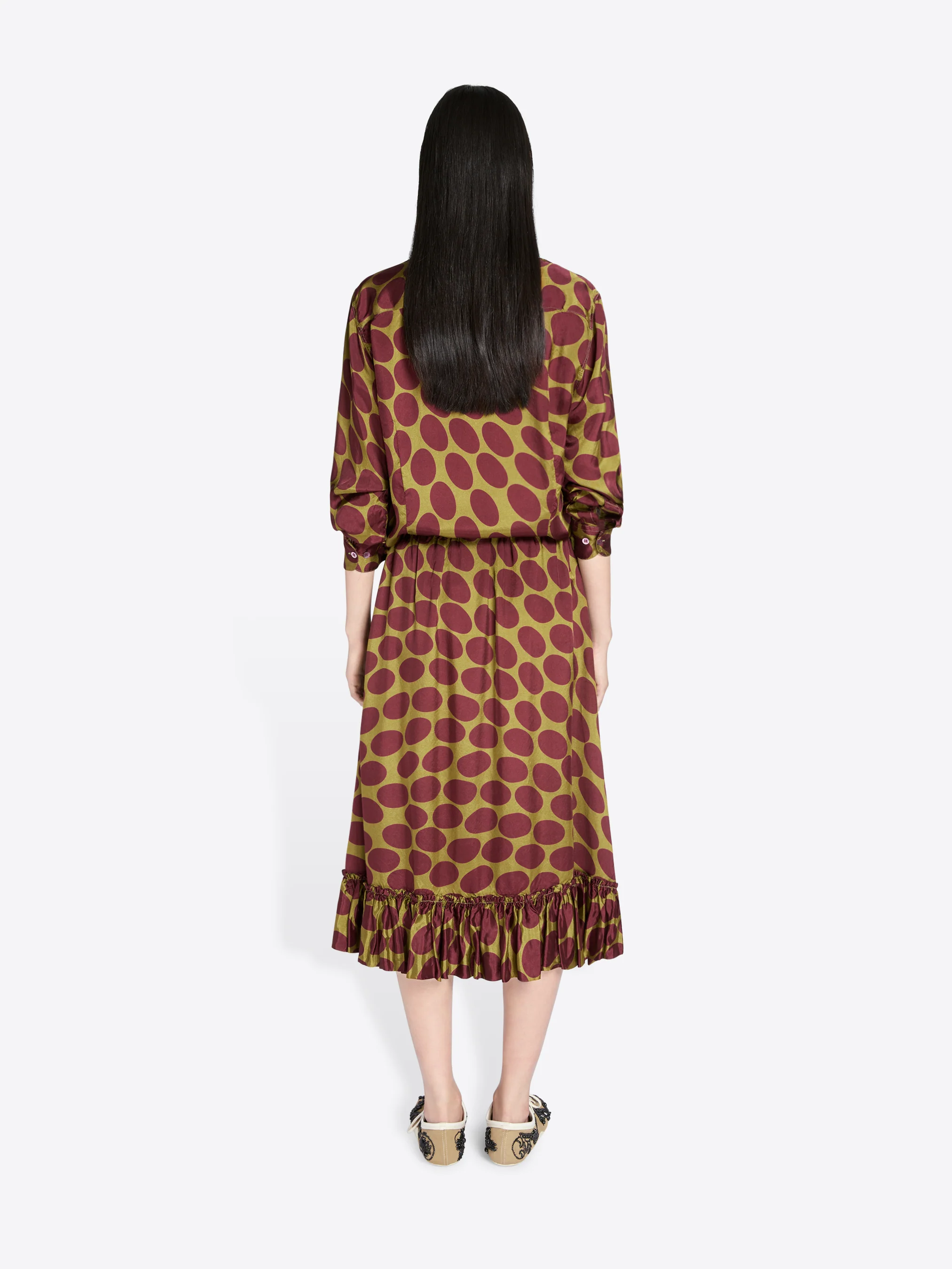 Printed ruffled skirt - Image 4