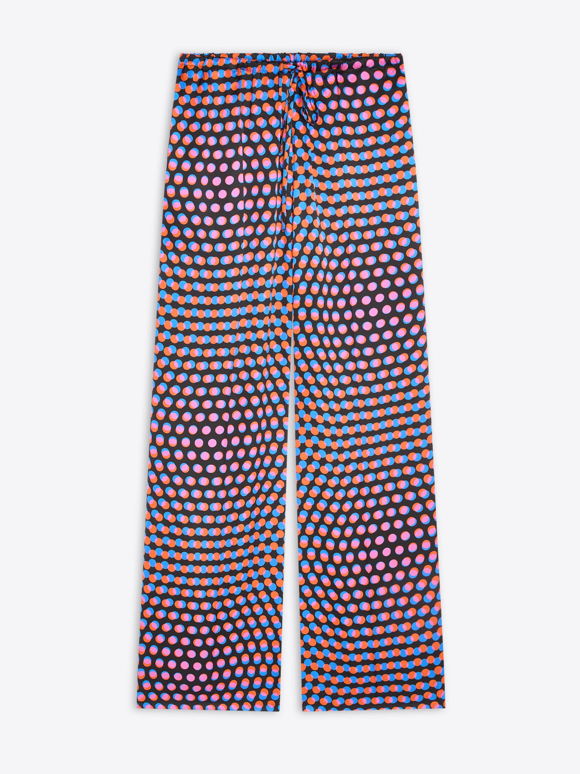 Elasticated silk pants