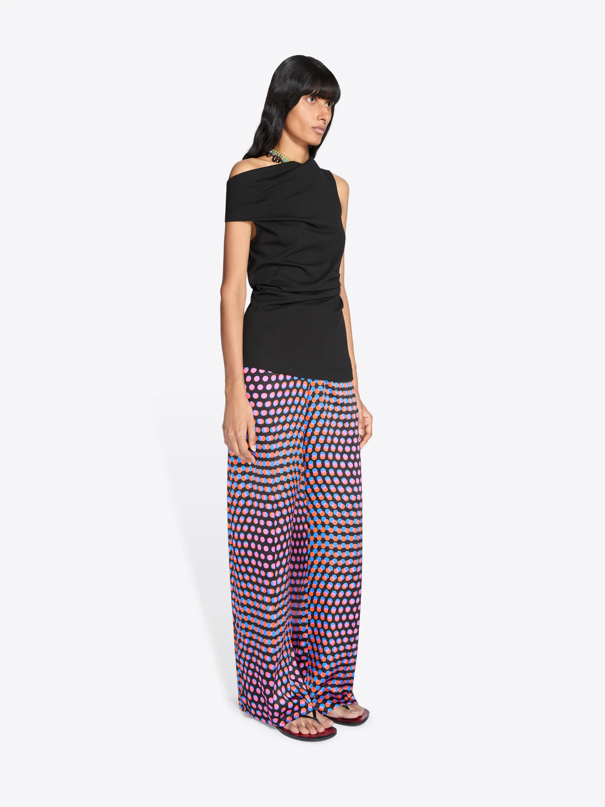 Elasticated silk pants - Image 3
