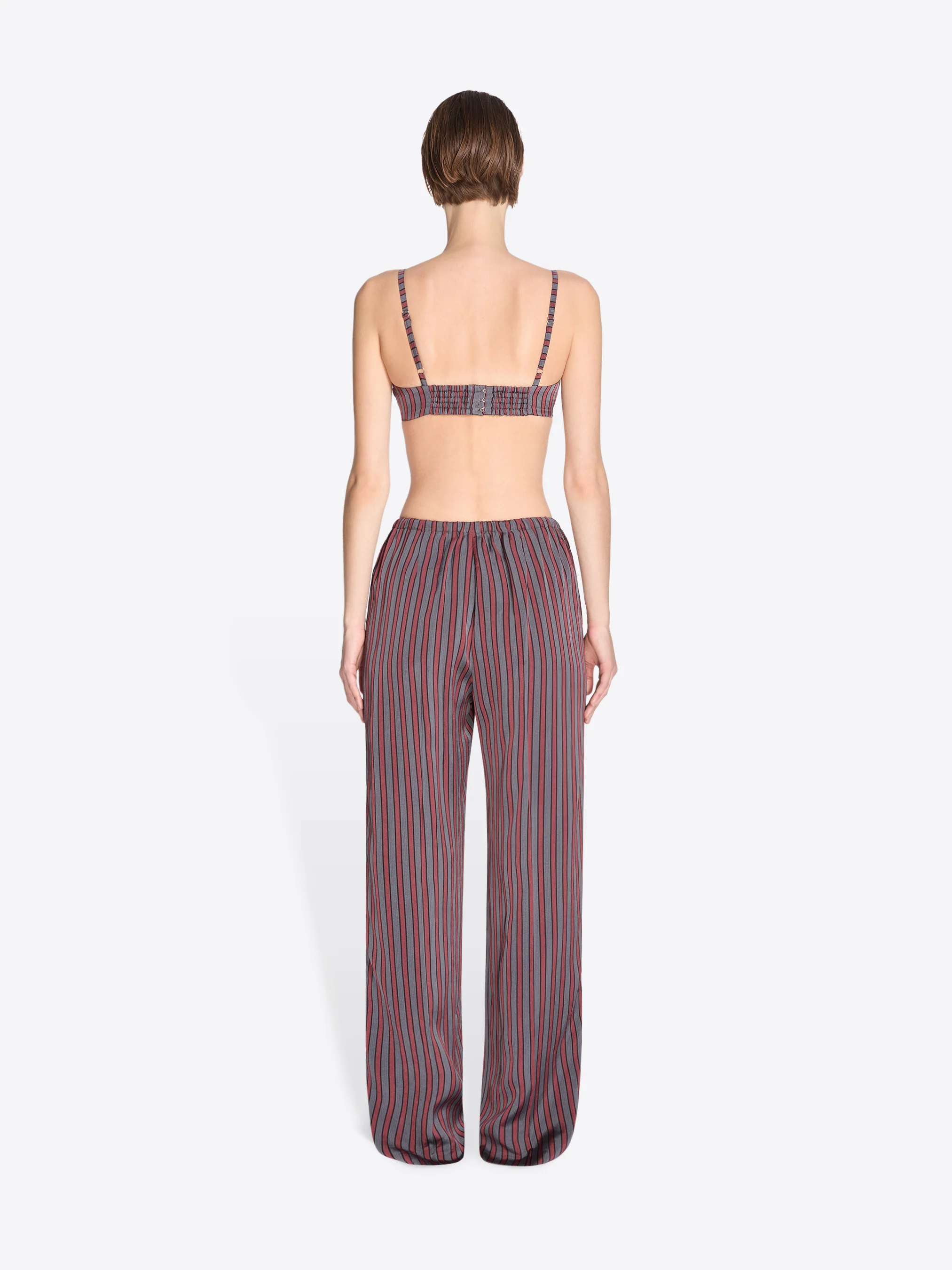 Elasticated viscose silk pants - Image 4