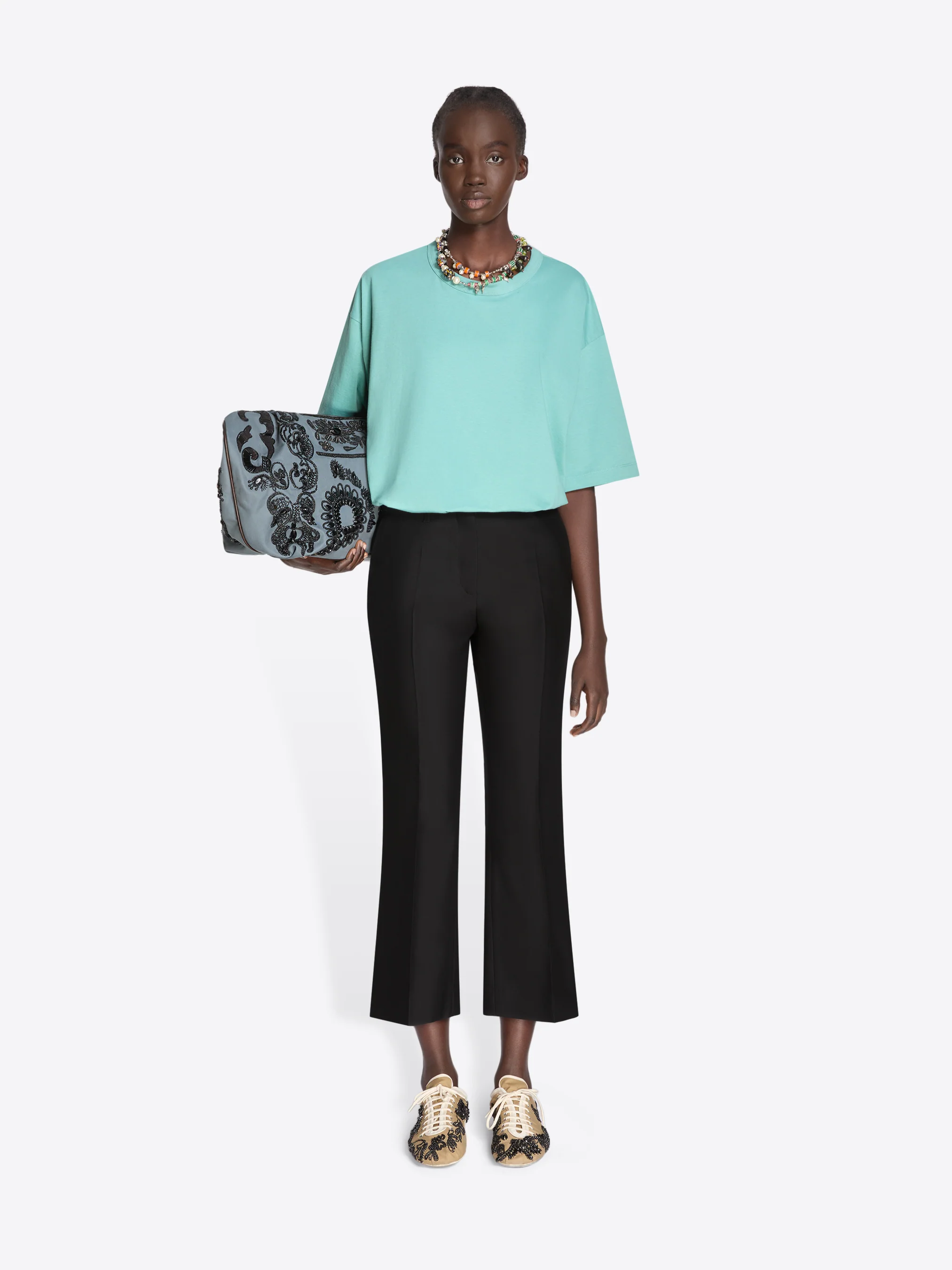 Cropped tailored pants - Image 2