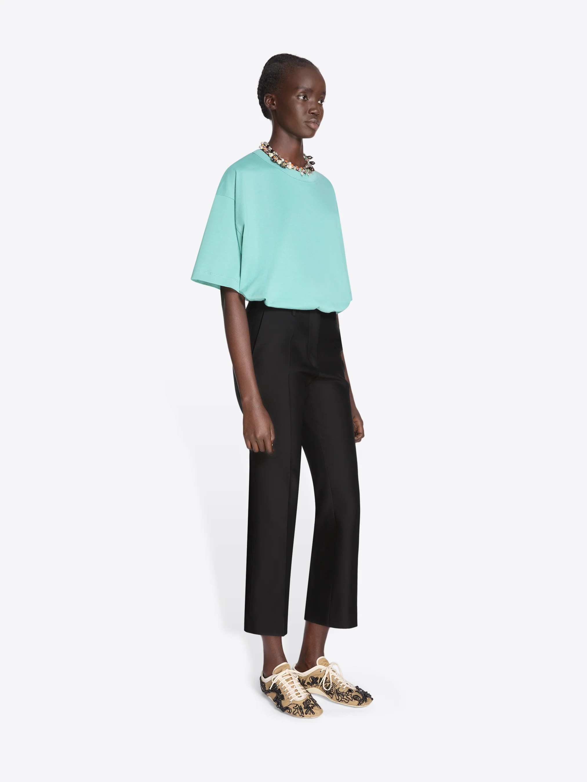 Cropped tailored pants - Image 3