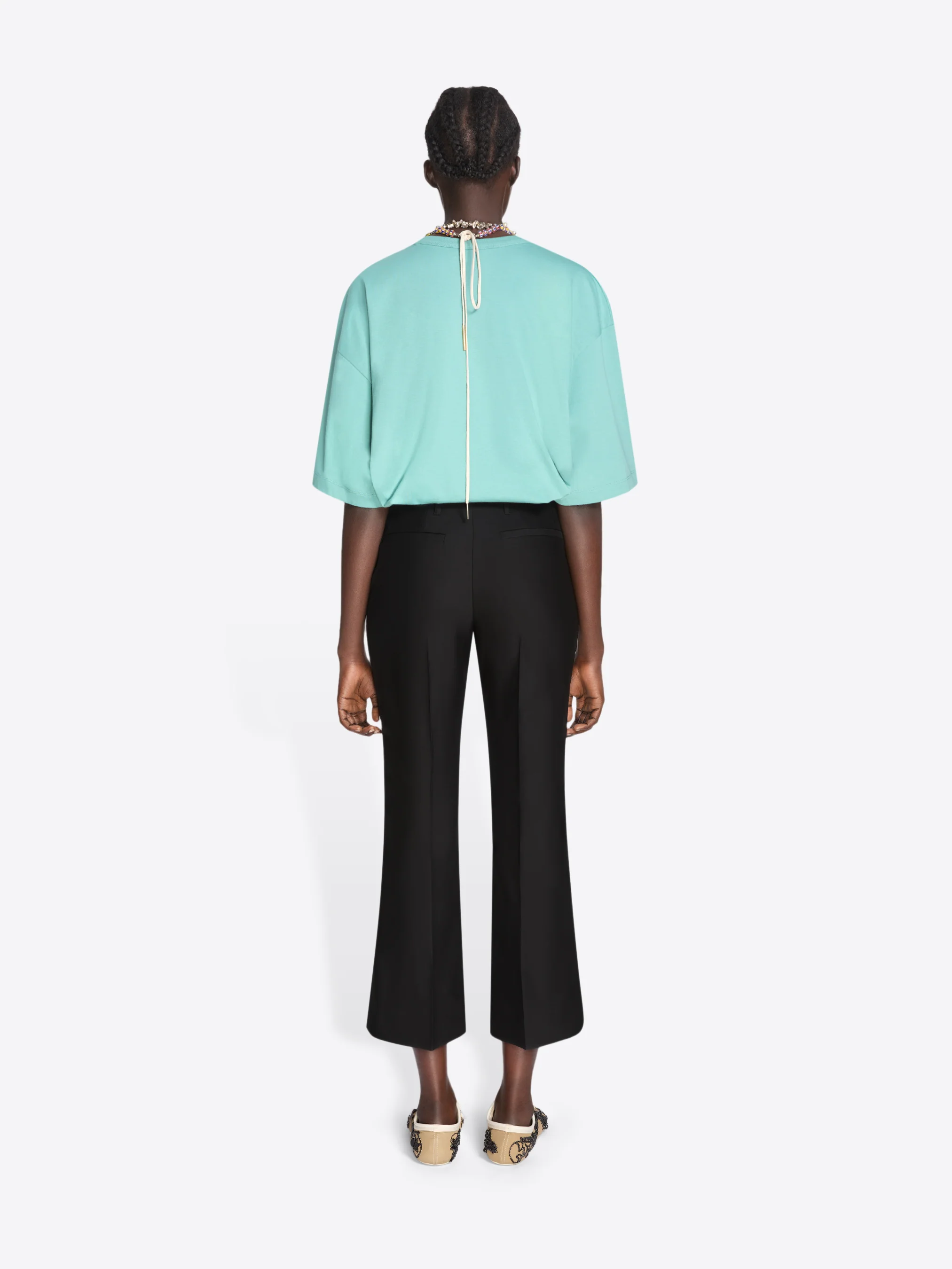 Cropped tailored pants - Image 4
