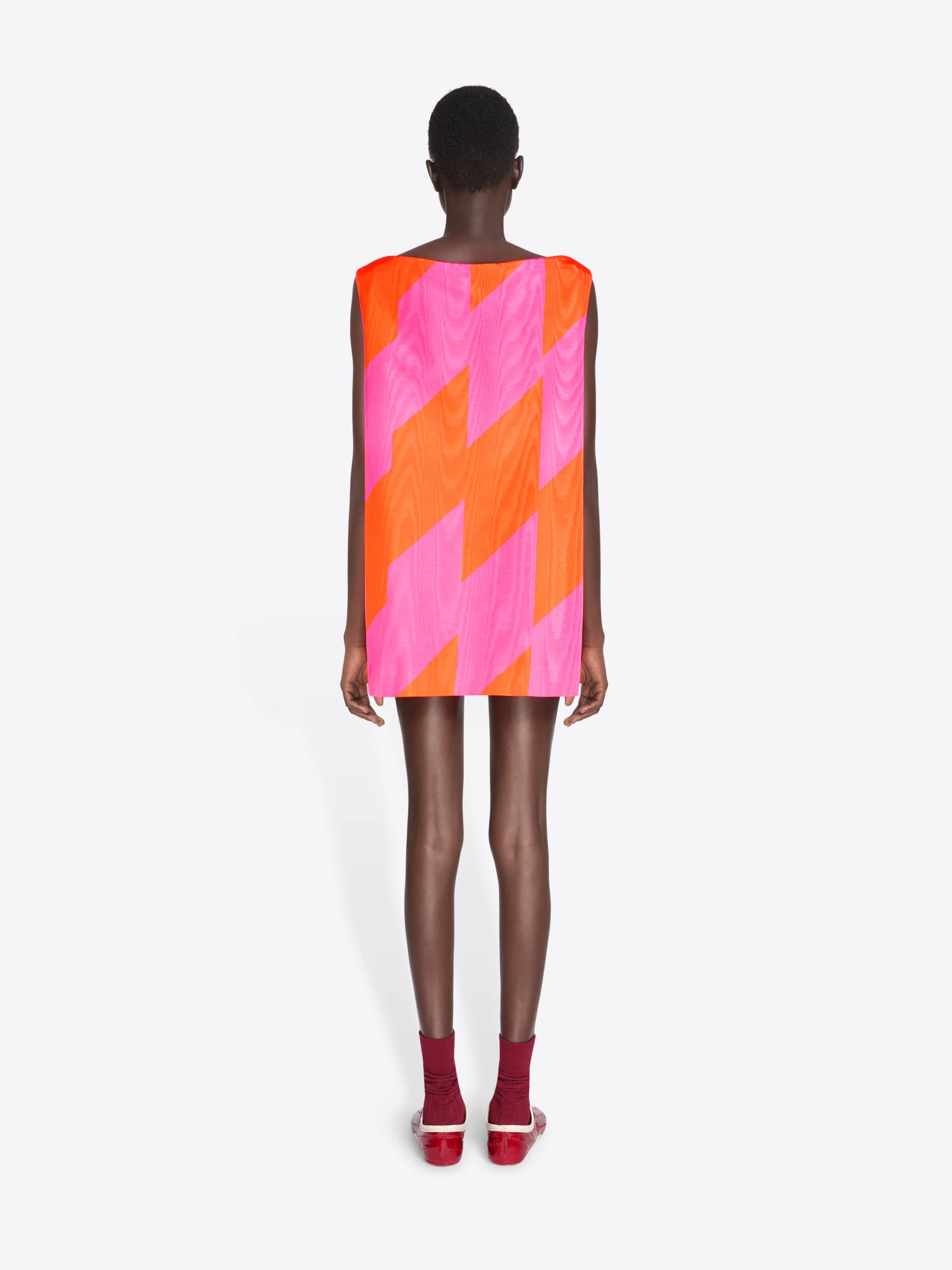 Mini moiré dress - Image 2