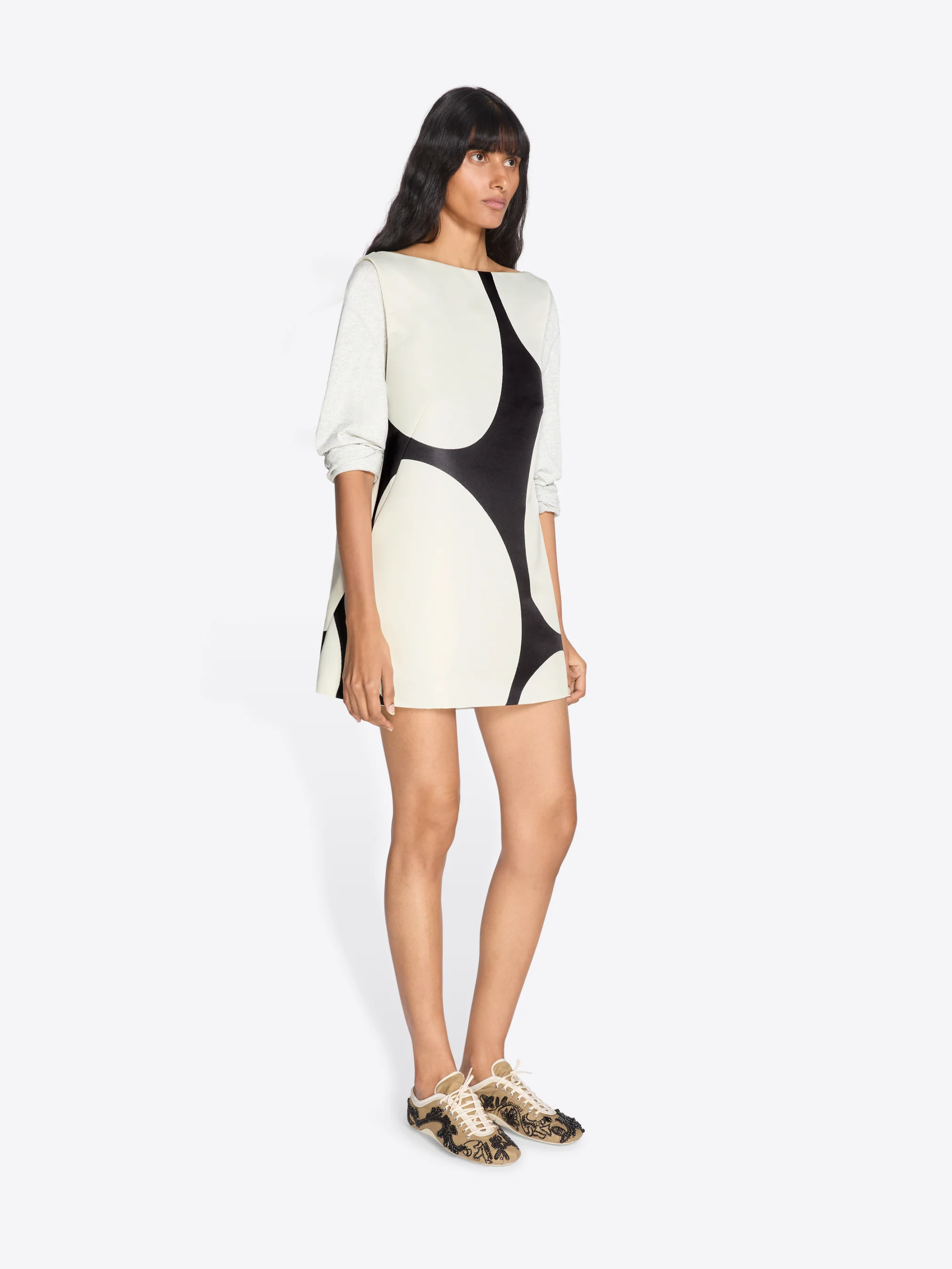 Printed mini dress - Image 3