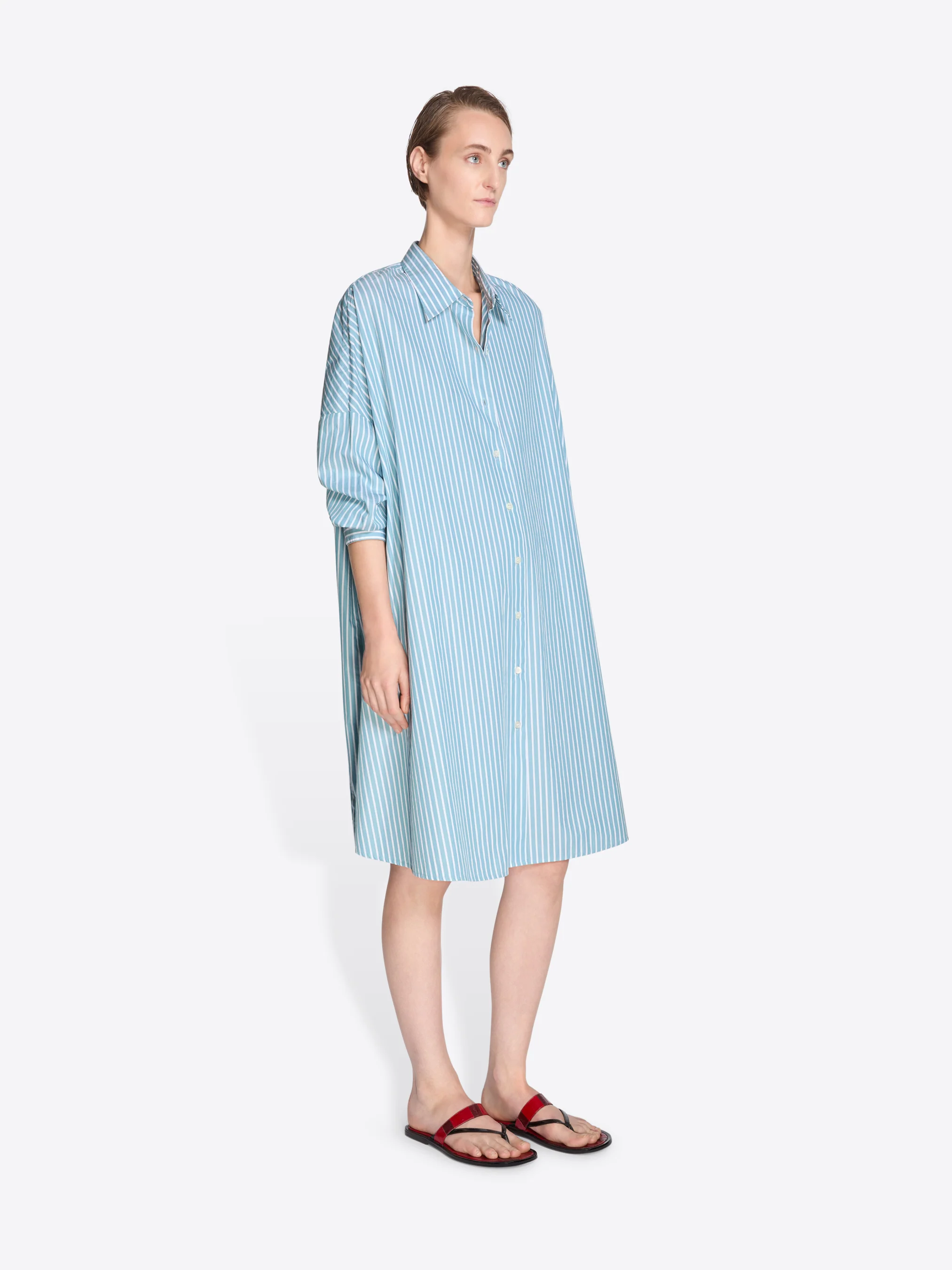Cotton shirt dress - Image 3