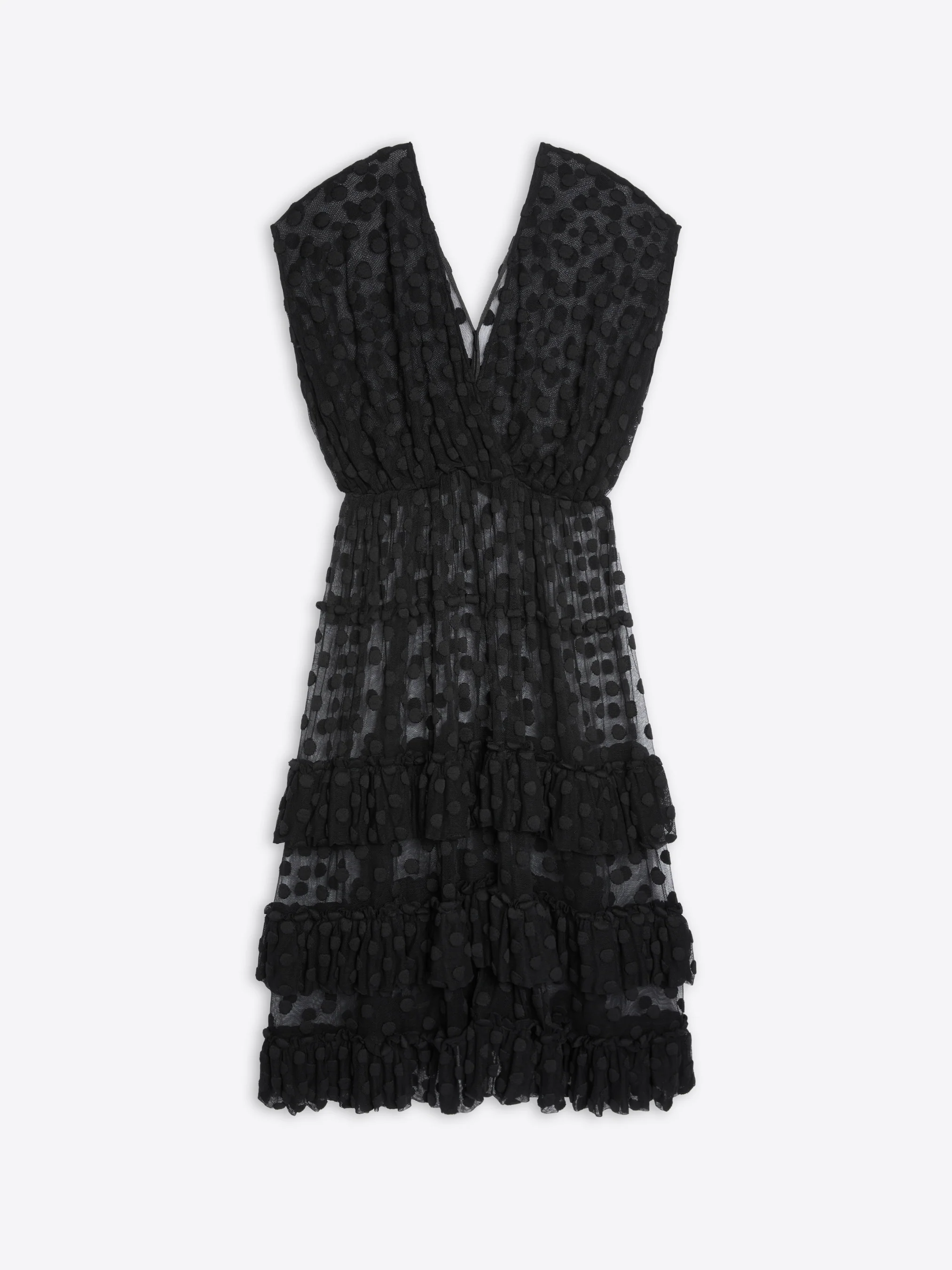 Ruffled mesh dress - Image 5