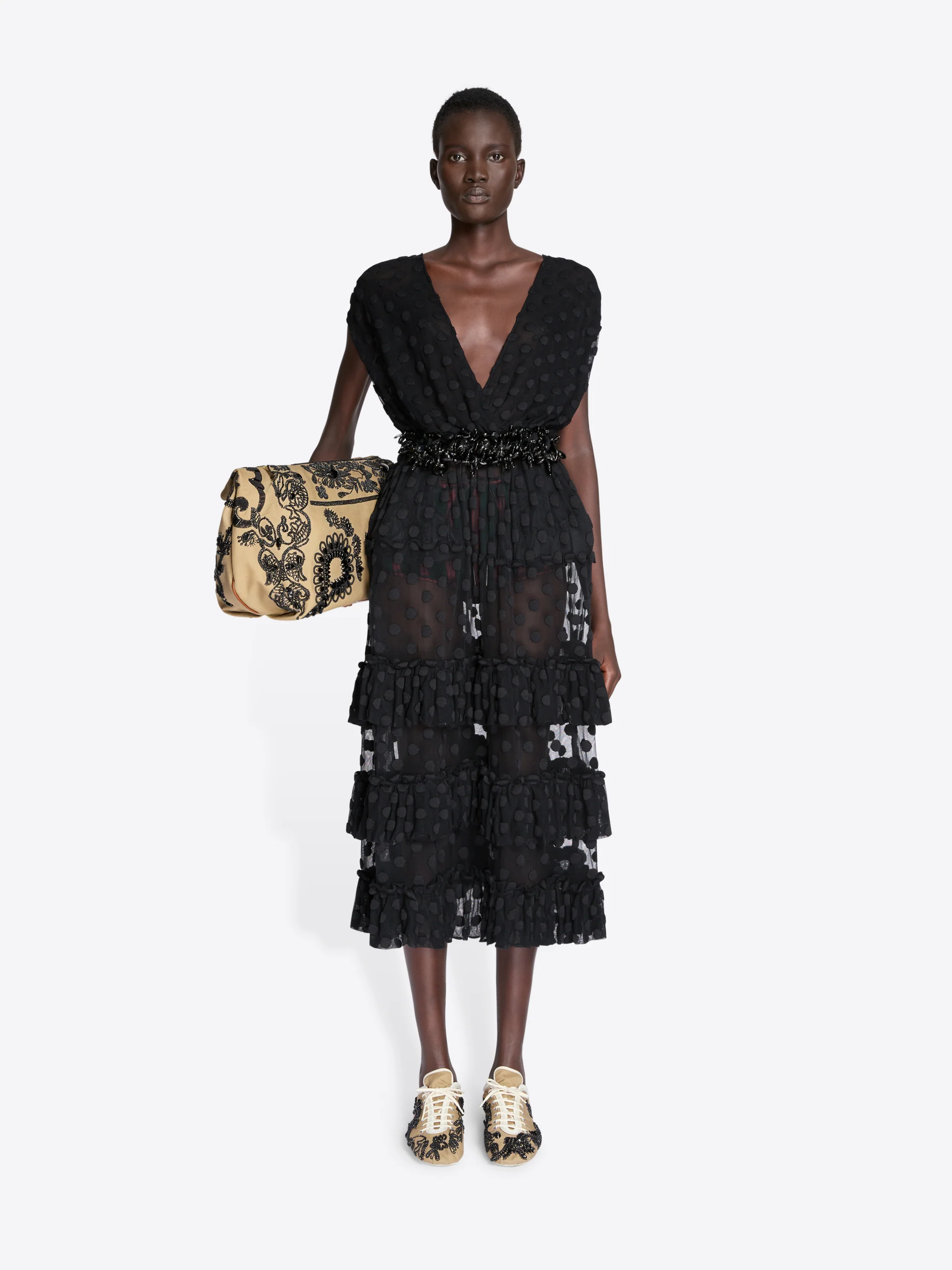 Ruffled mesh dress - Image 6