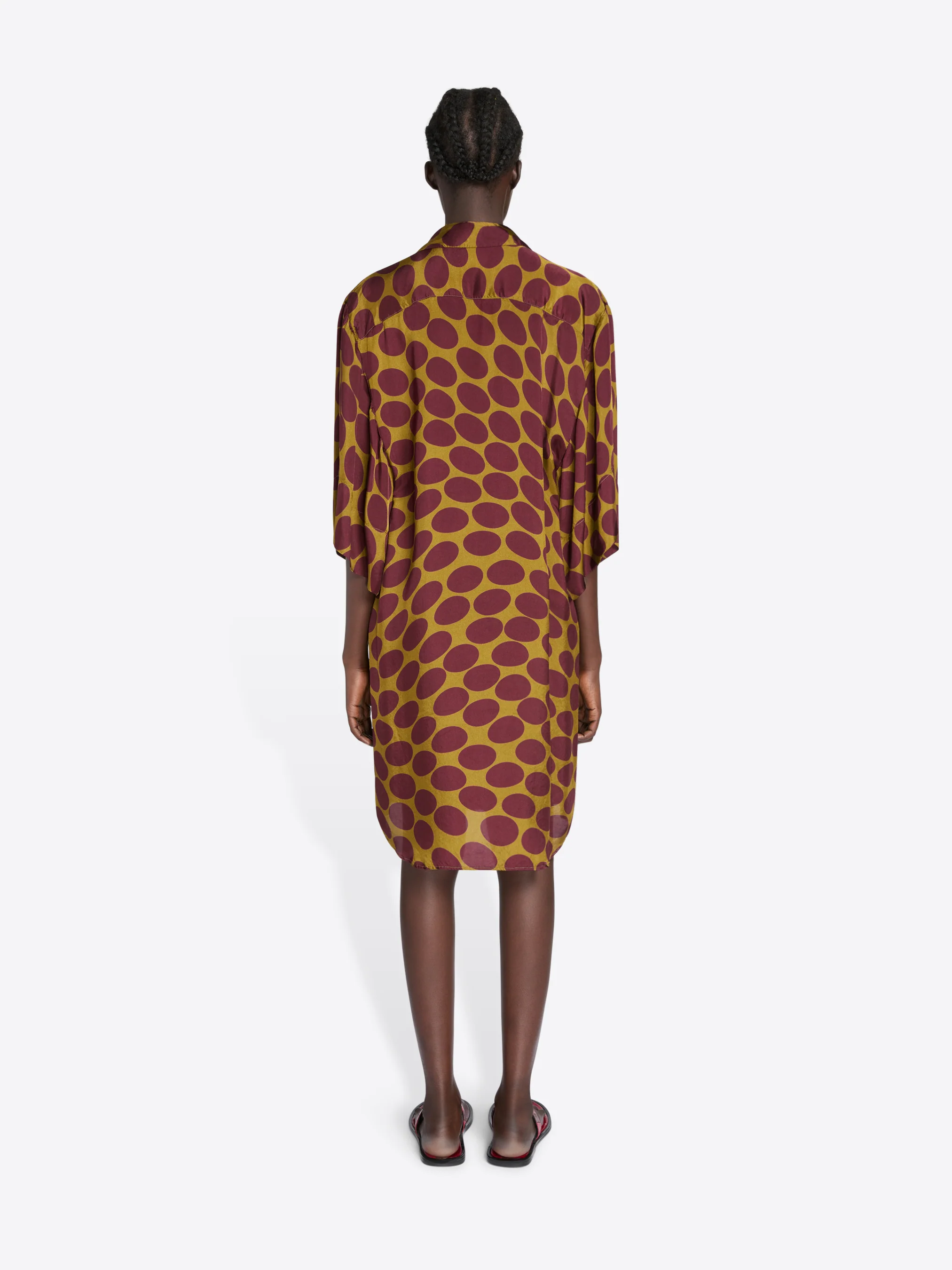Viscose shirt dress - Image 4