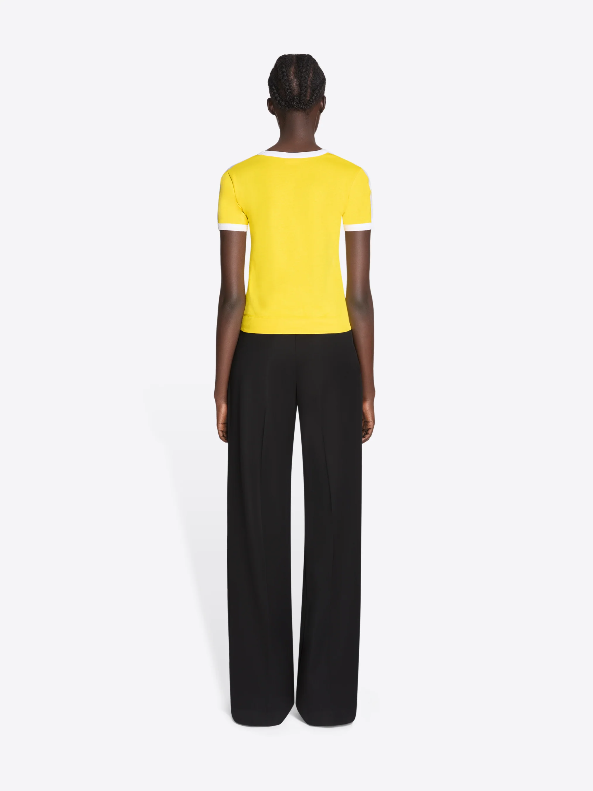 Fitted contrast tee - Image 4