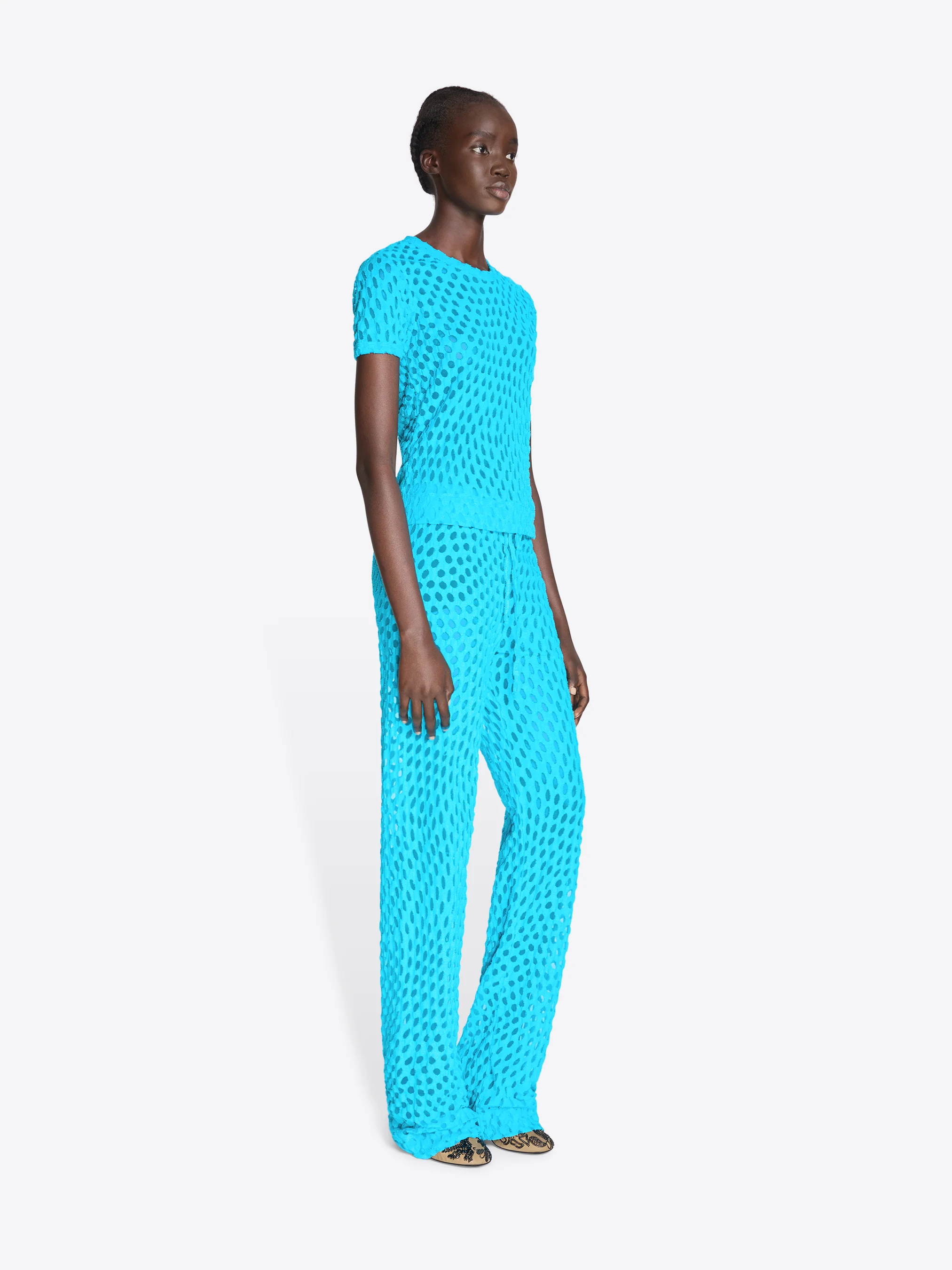 Drawstring jersey pants - Image 3