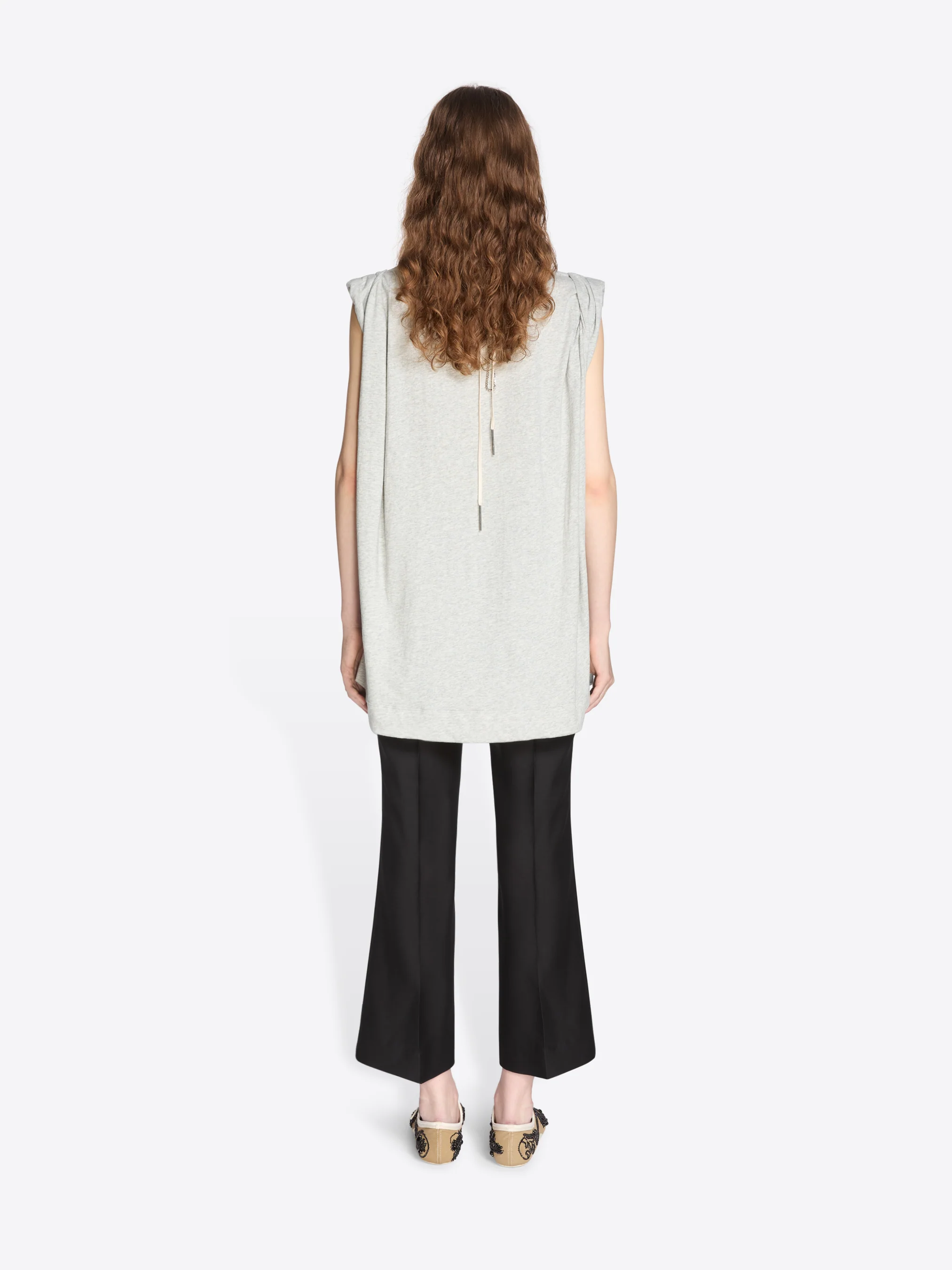 Loose sleeveless tee - Image 8