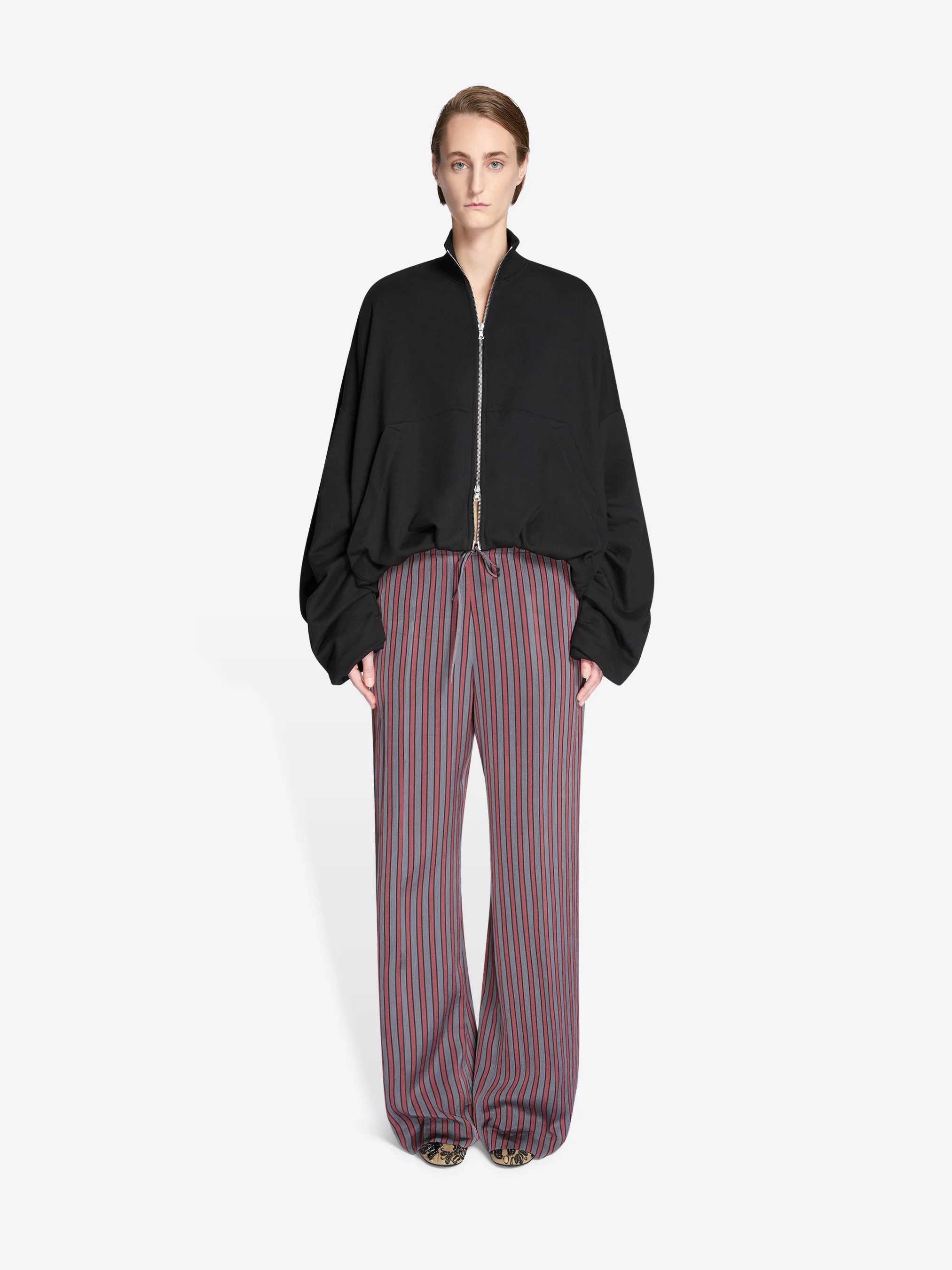 Draped jersey jacket - Image 10