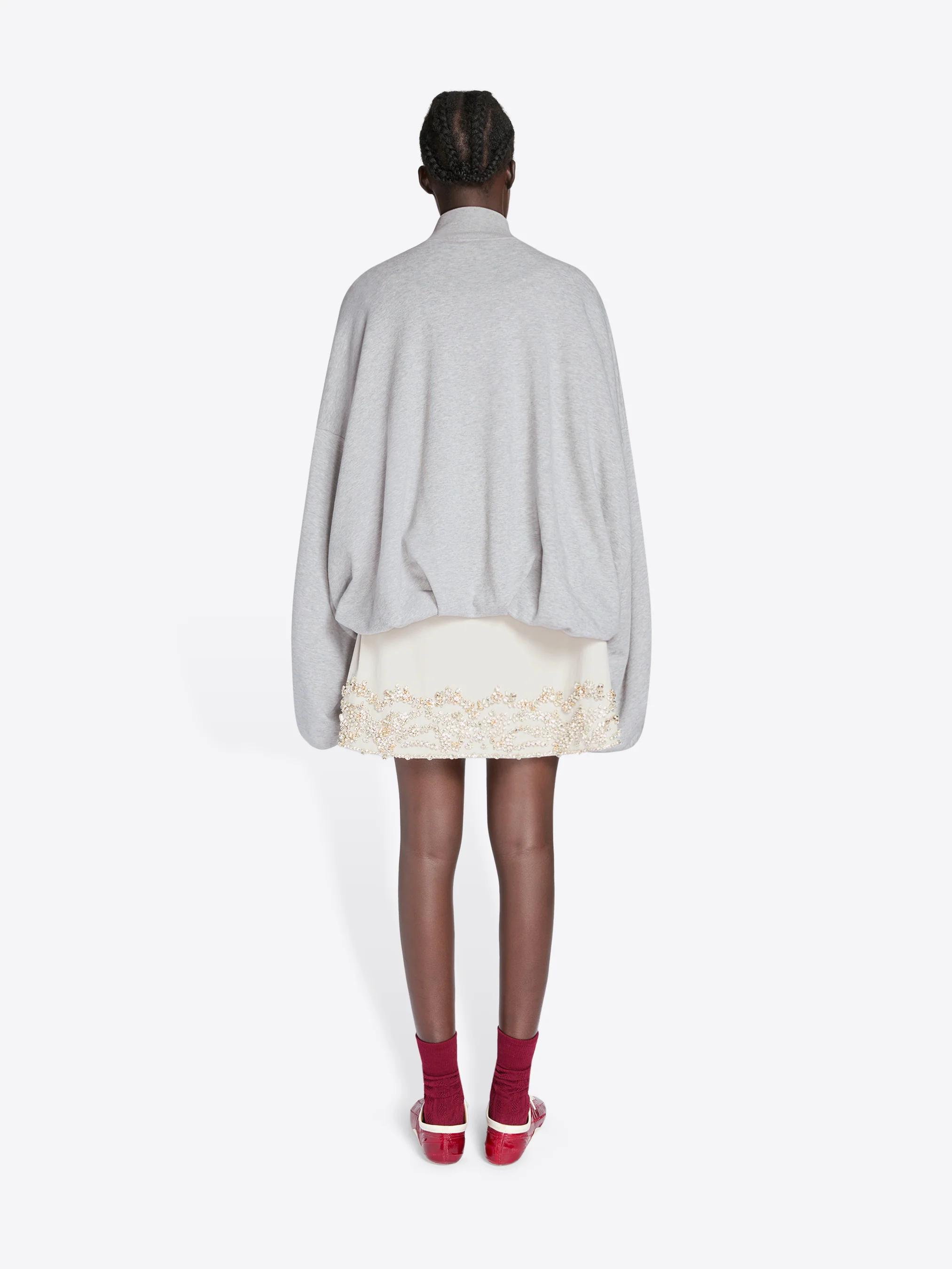Draped jersey jacket - Image 4