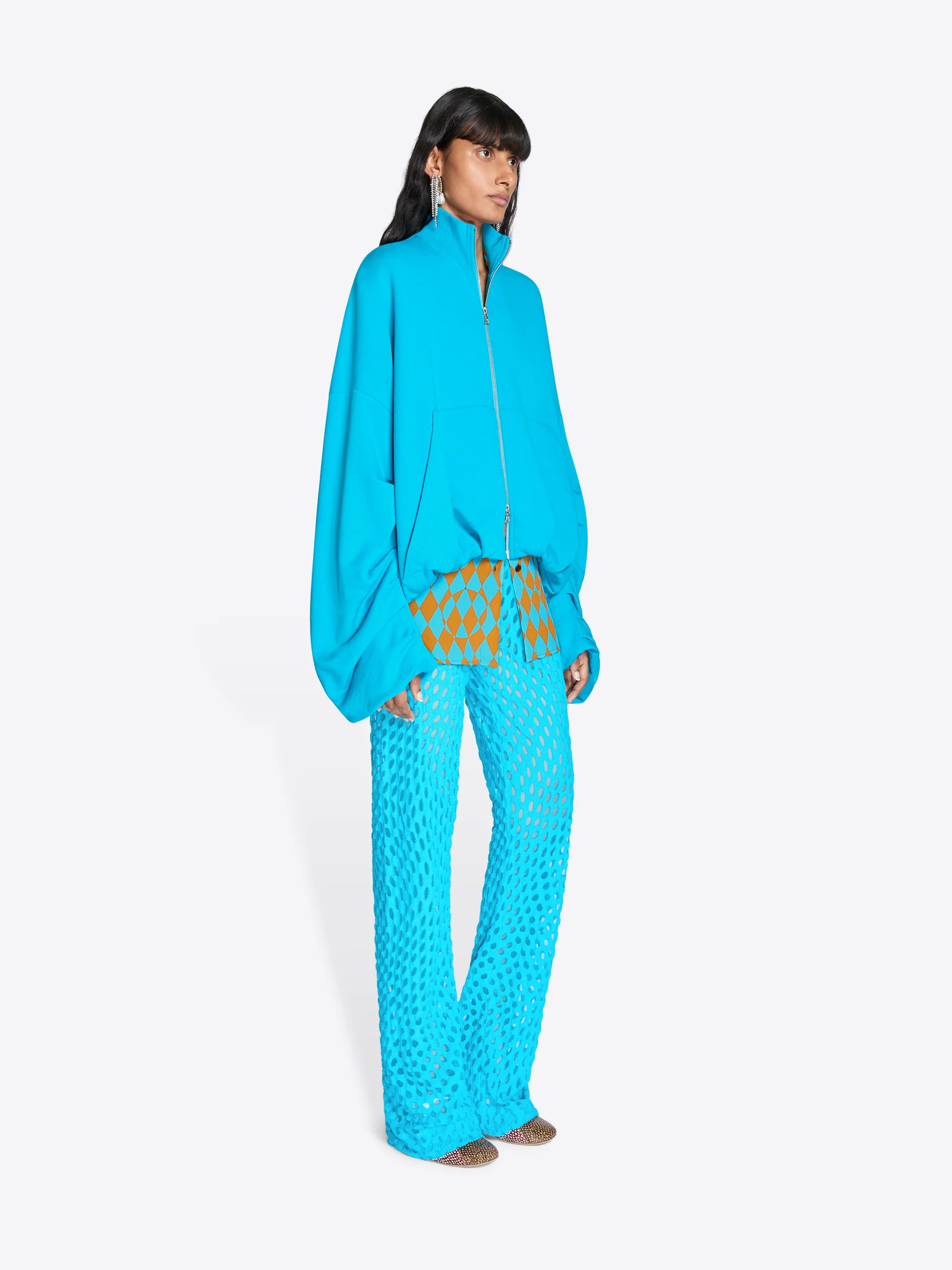 Draped jersey jacket - Image 7