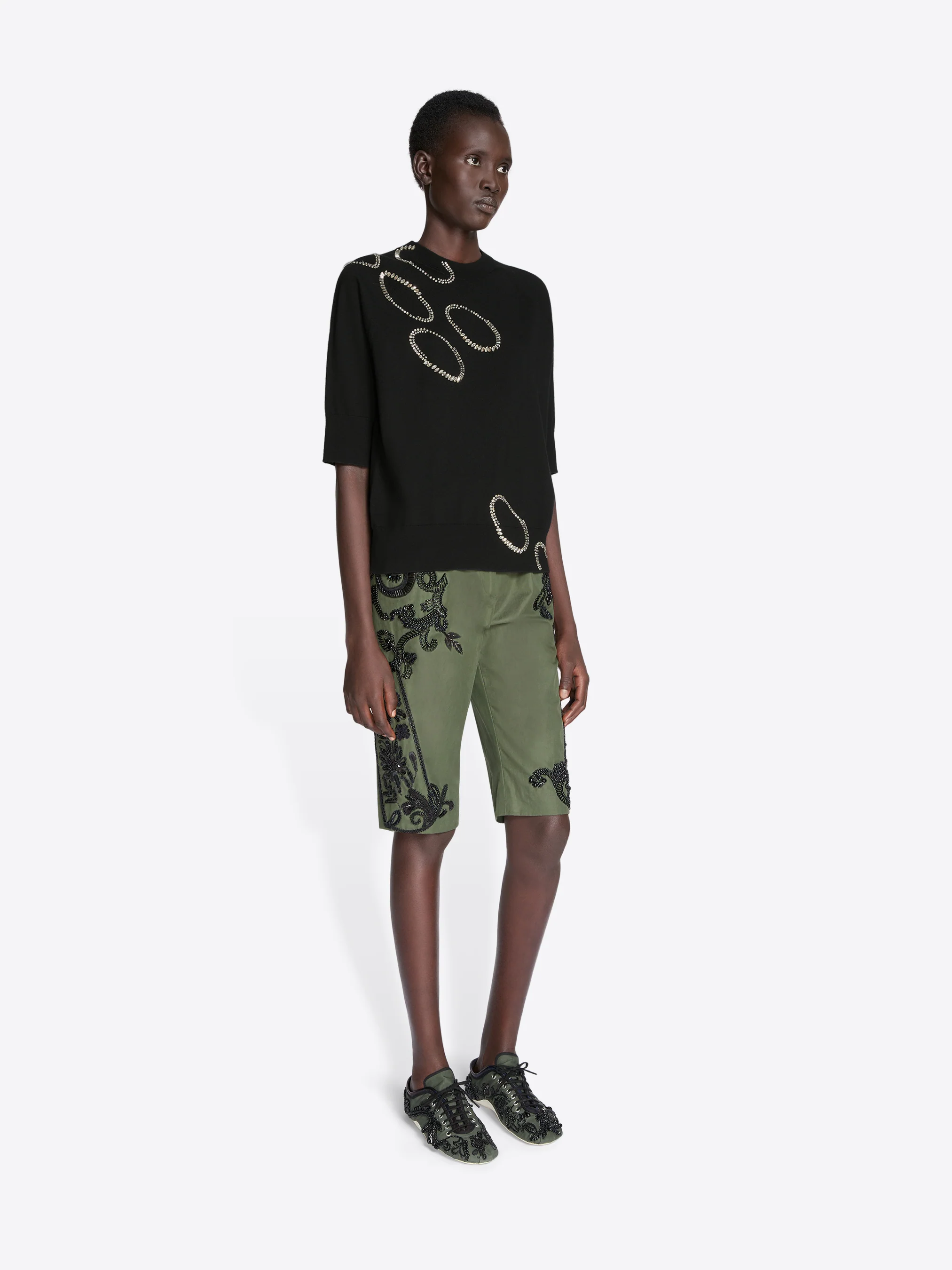 Embroidered merino sweater - Image 3