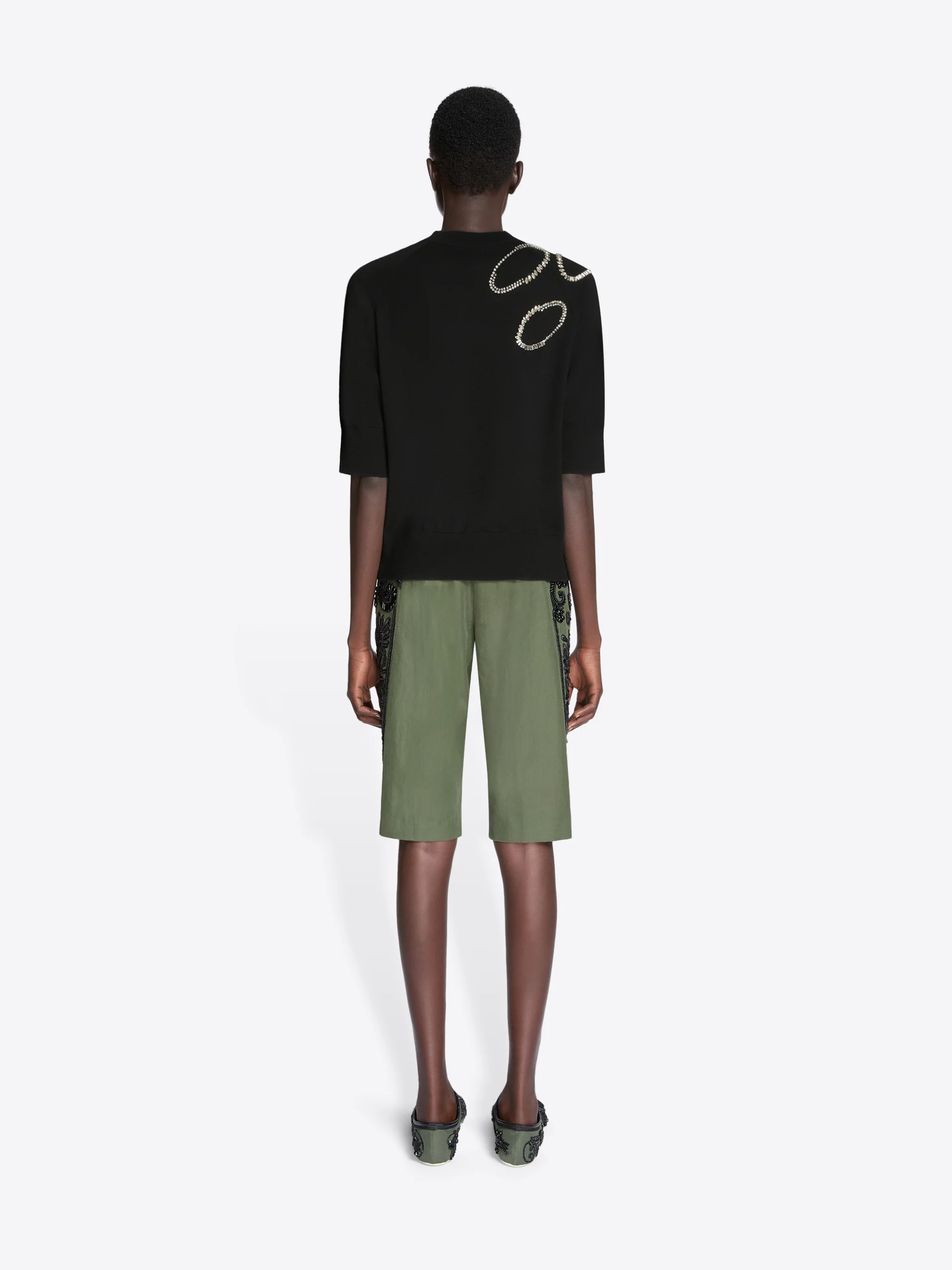 Embroidered merino sweater - Image 4