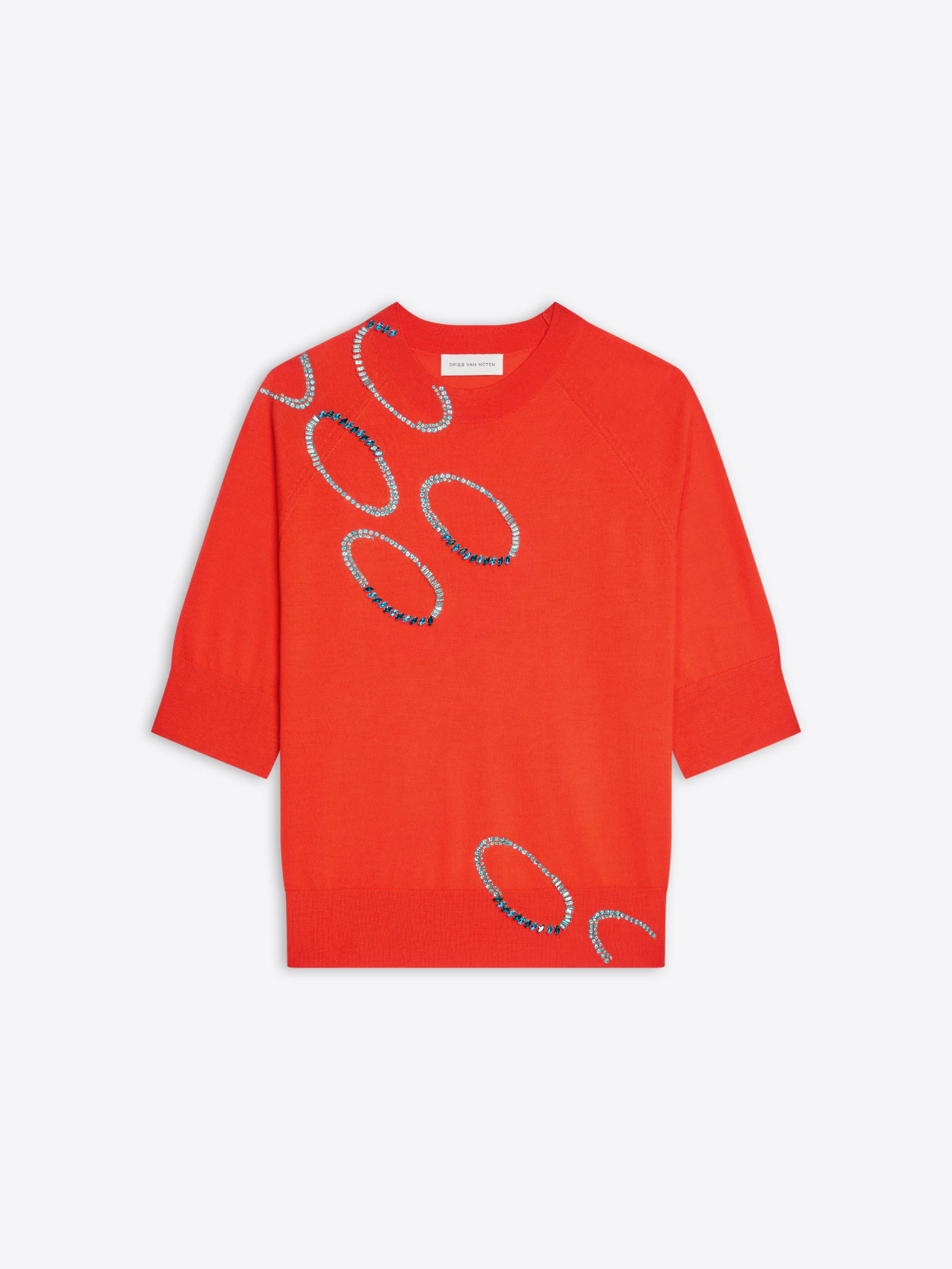 Embroidered merino sweater - Image 5