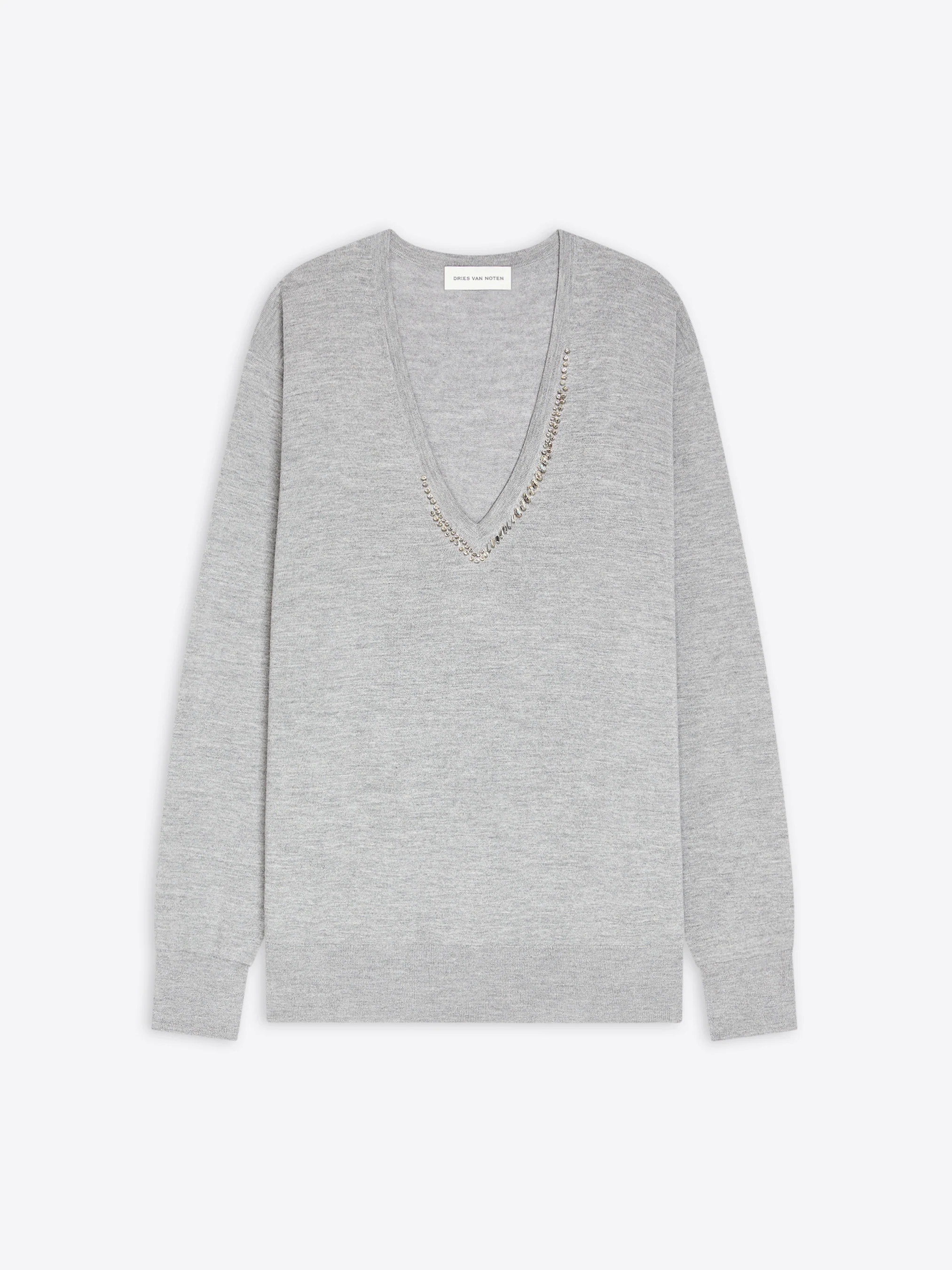 Embroidered merino sweater - Image 5