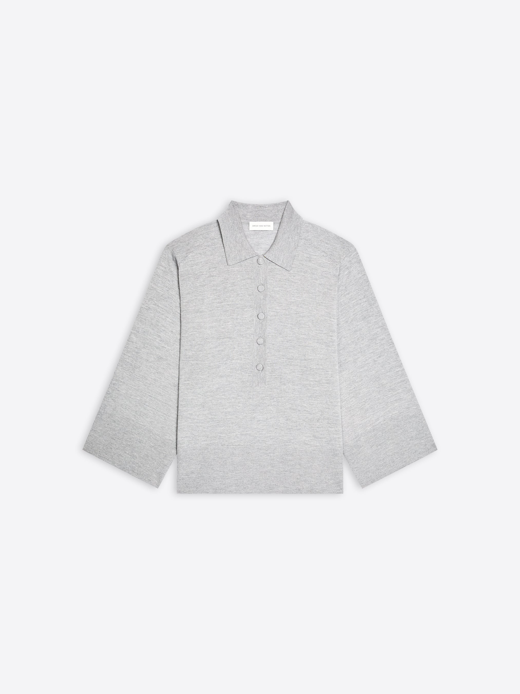 Merino polo sweater - Image 5