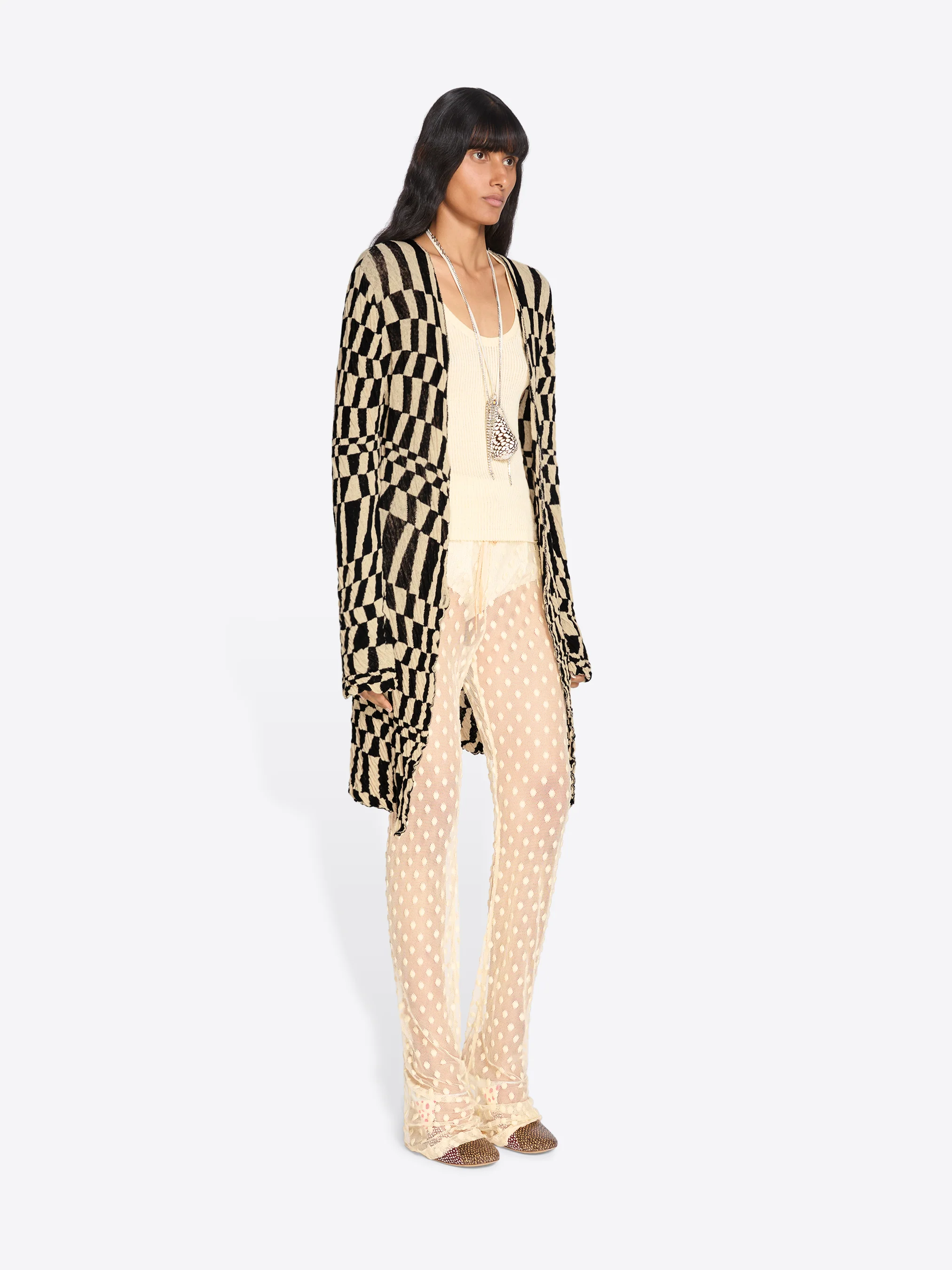 Jacquard cardigan - Image 3