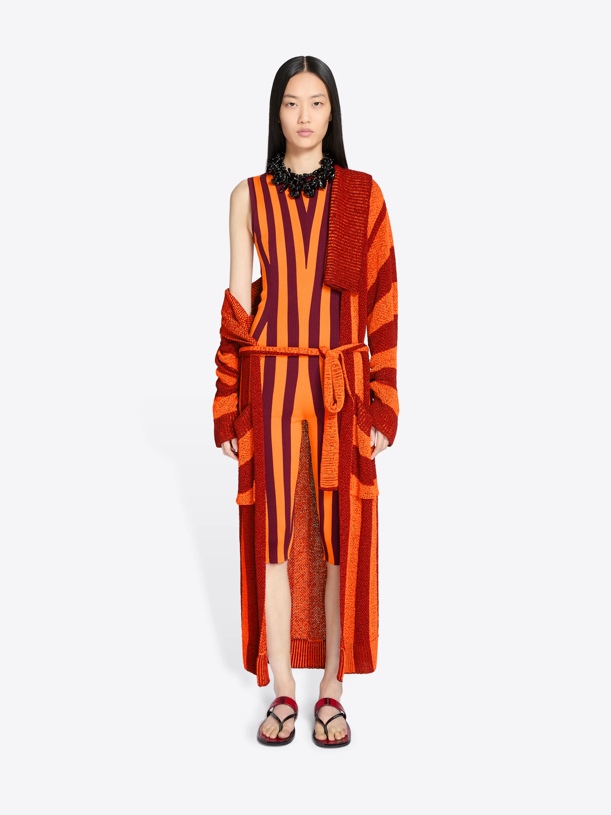 Loose belted cardigan - Image 6