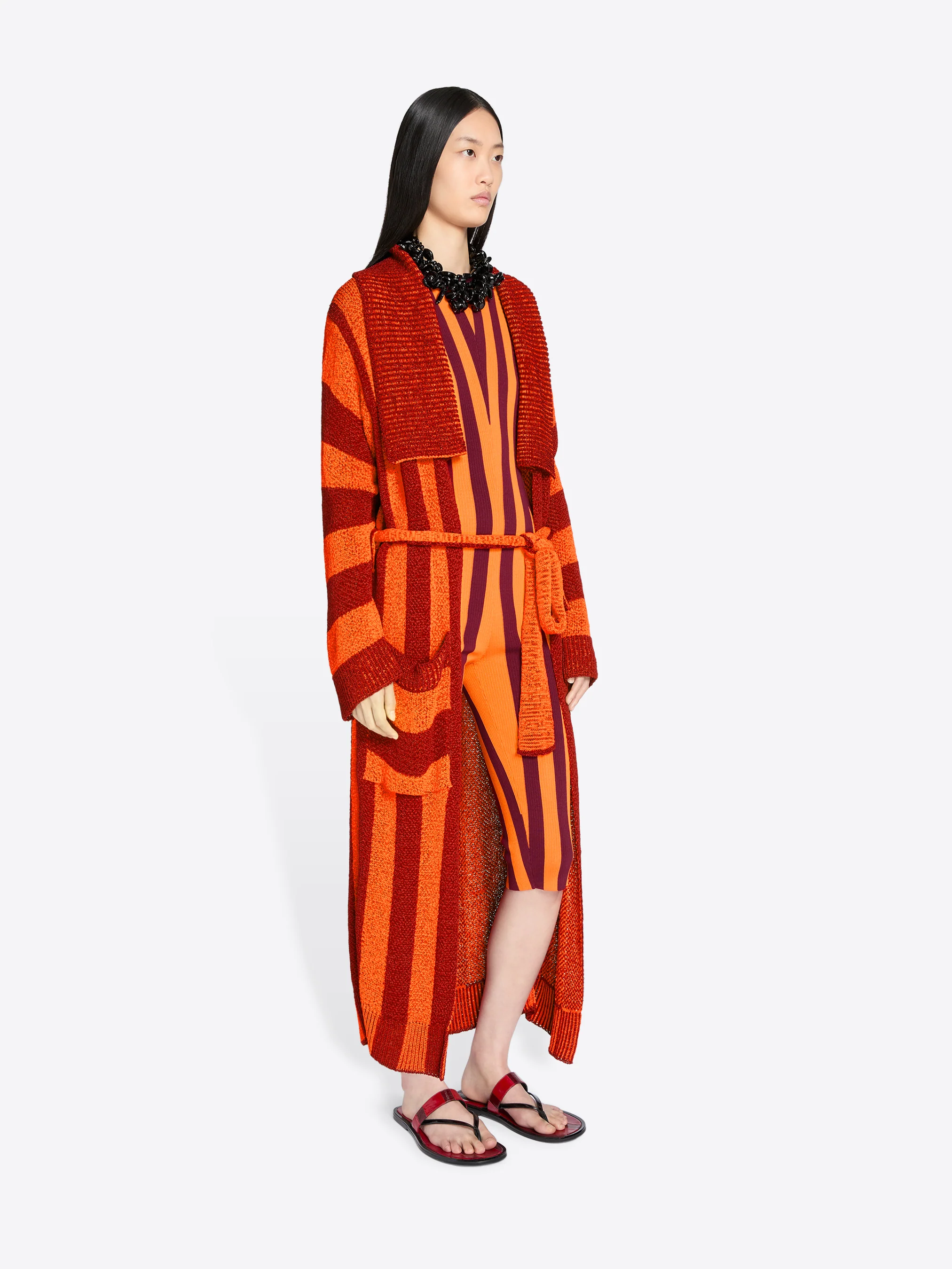 Loose belted cardigan - Image 7