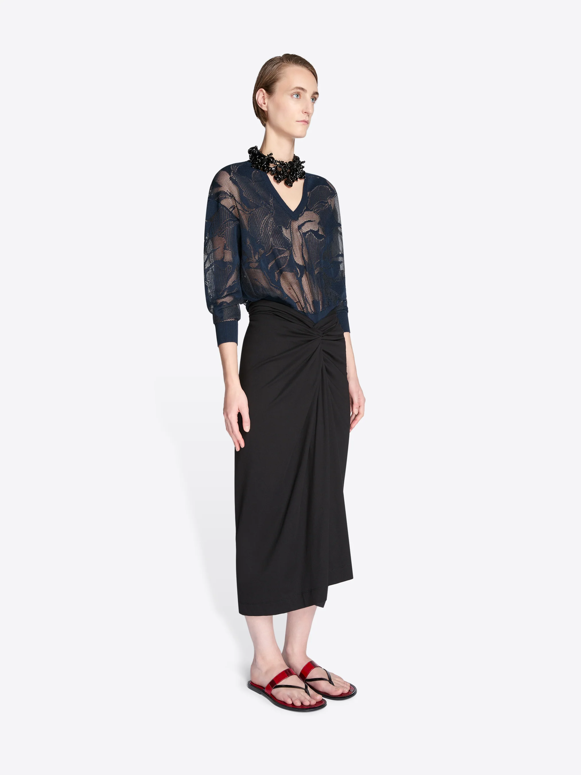 Lace cotton sweater - Image 7