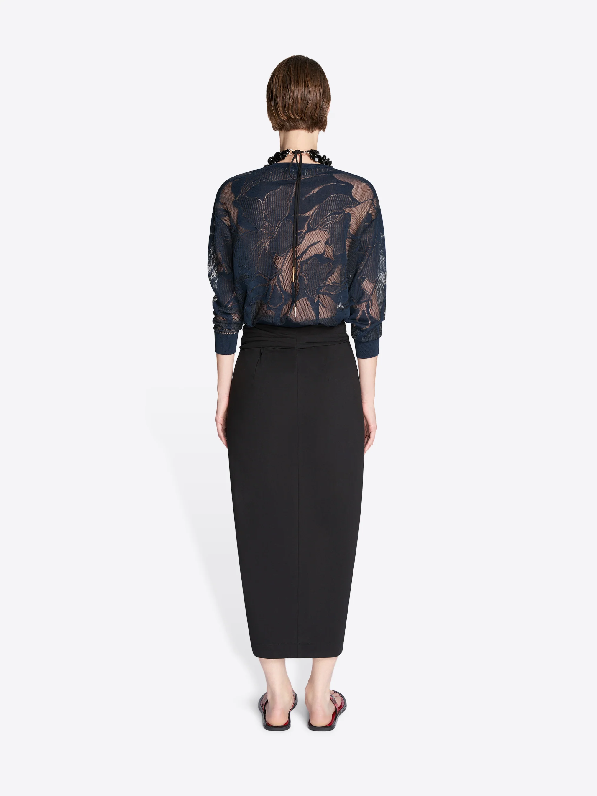 Lace cotton sweater - Image 8