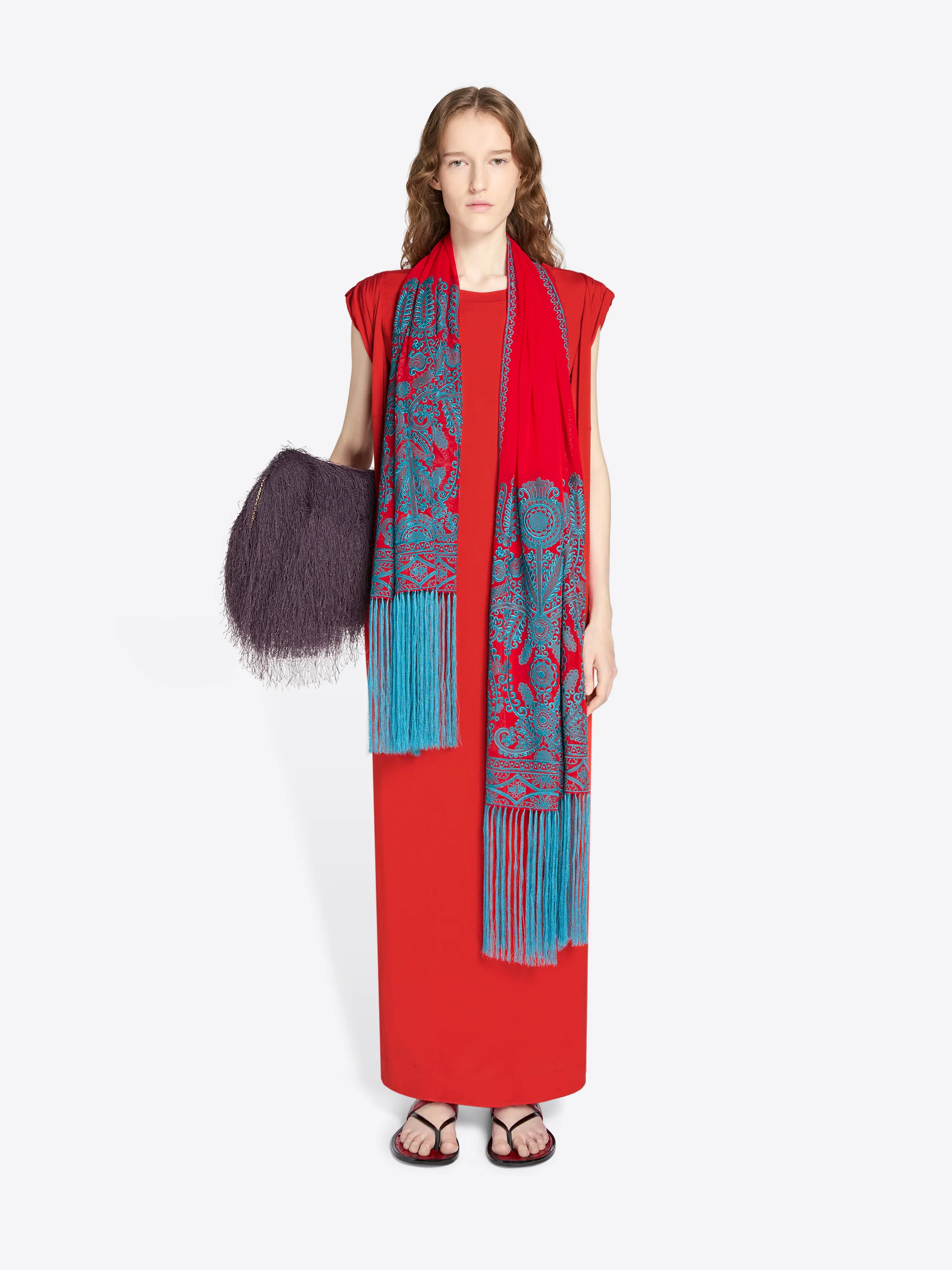 Embroidered scarf - Image 3