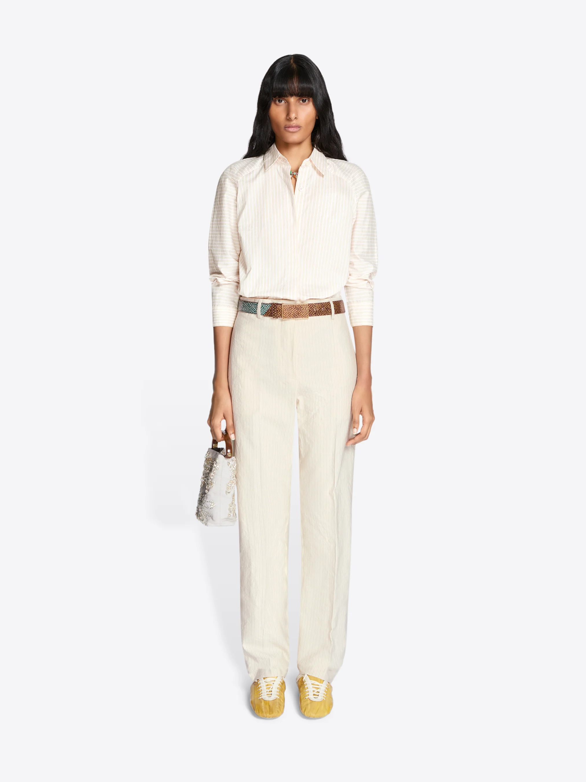 Printed leather belt - Image 4