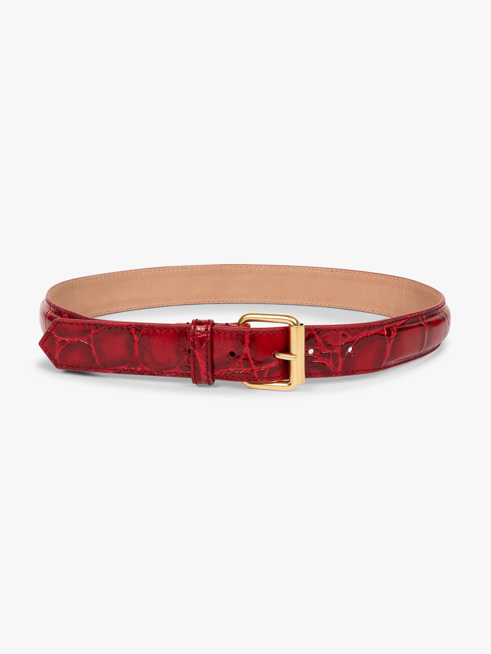 Printed leather belt - Image 2