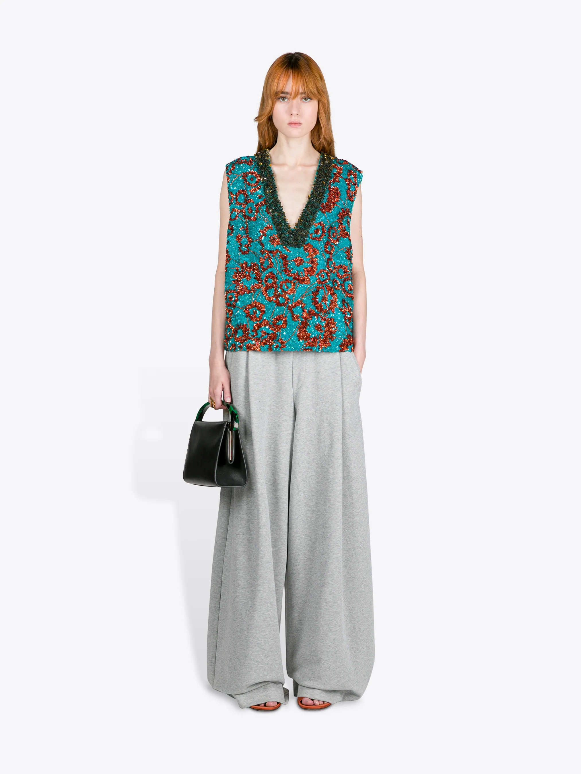 Medium leather bag - Image 5