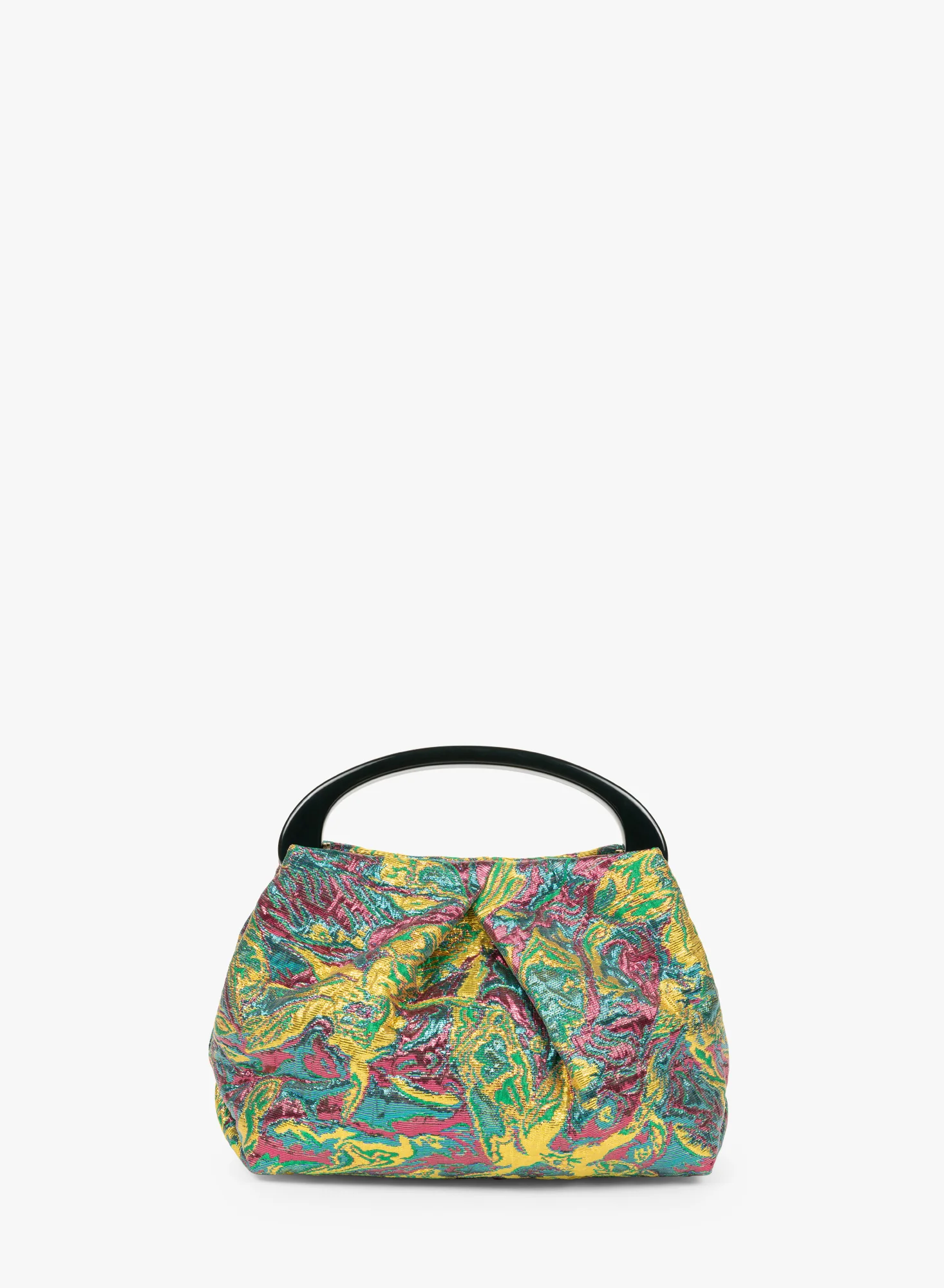 Small pleated jacquard bag - Image 2