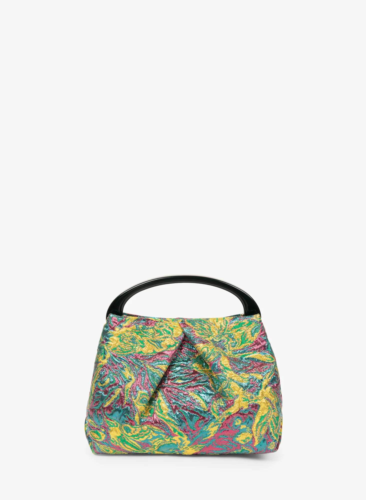 Small pleated jacquard bag - Image 4