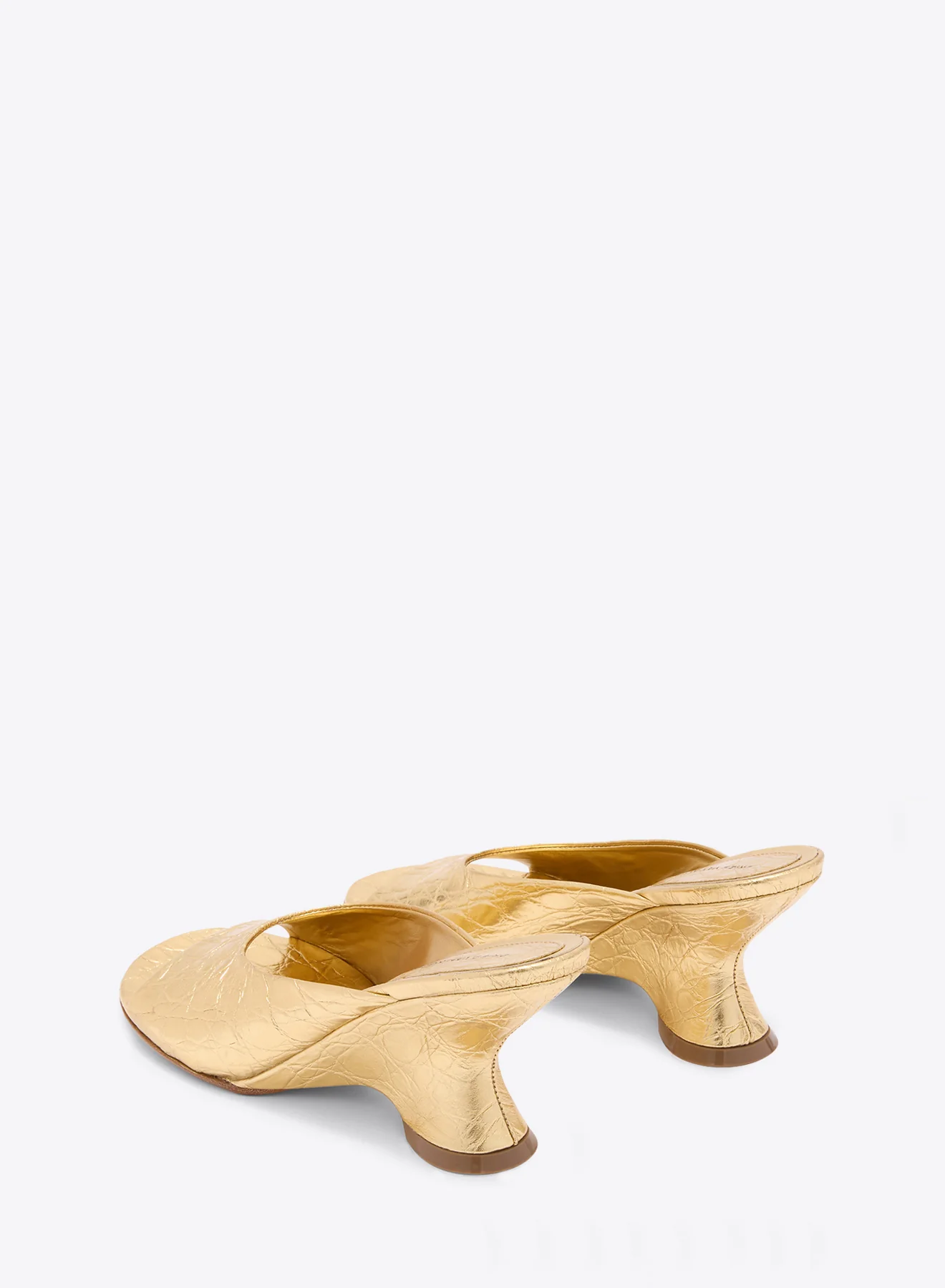 Open-toe leather mules - Image 4