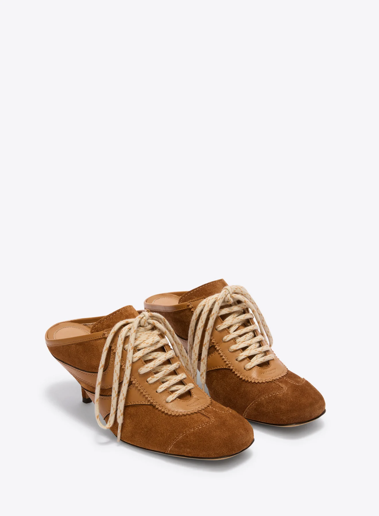 Heeled suede sneakers - Image 3