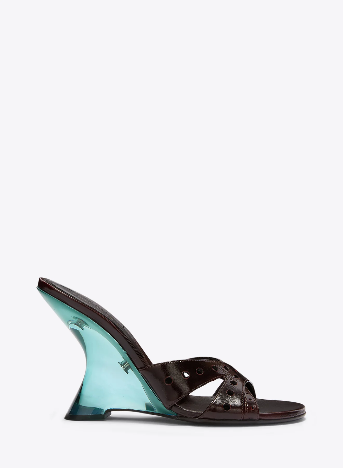 Open-toe leather mules - Image 2