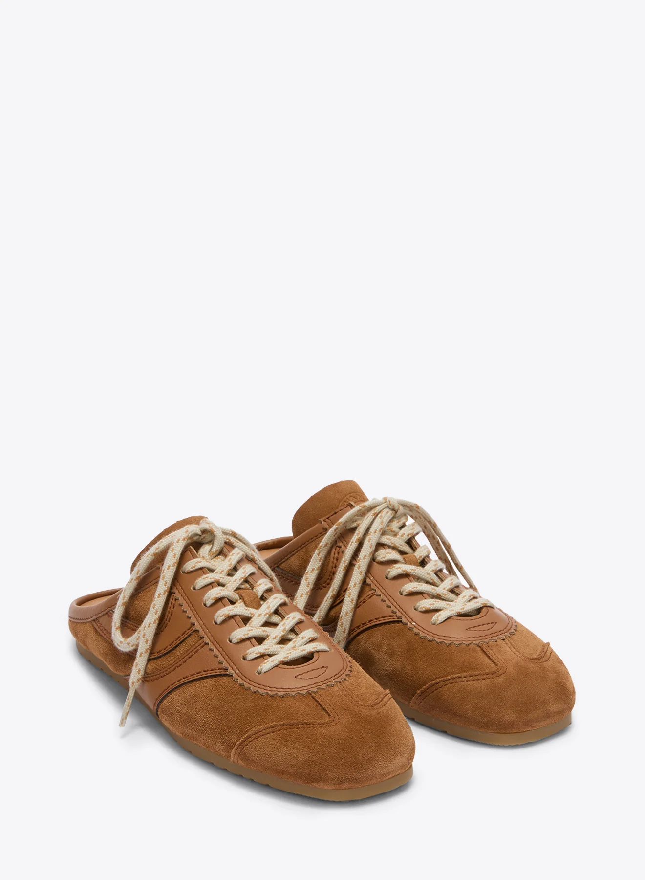 Suede sneaker mules - Image 3