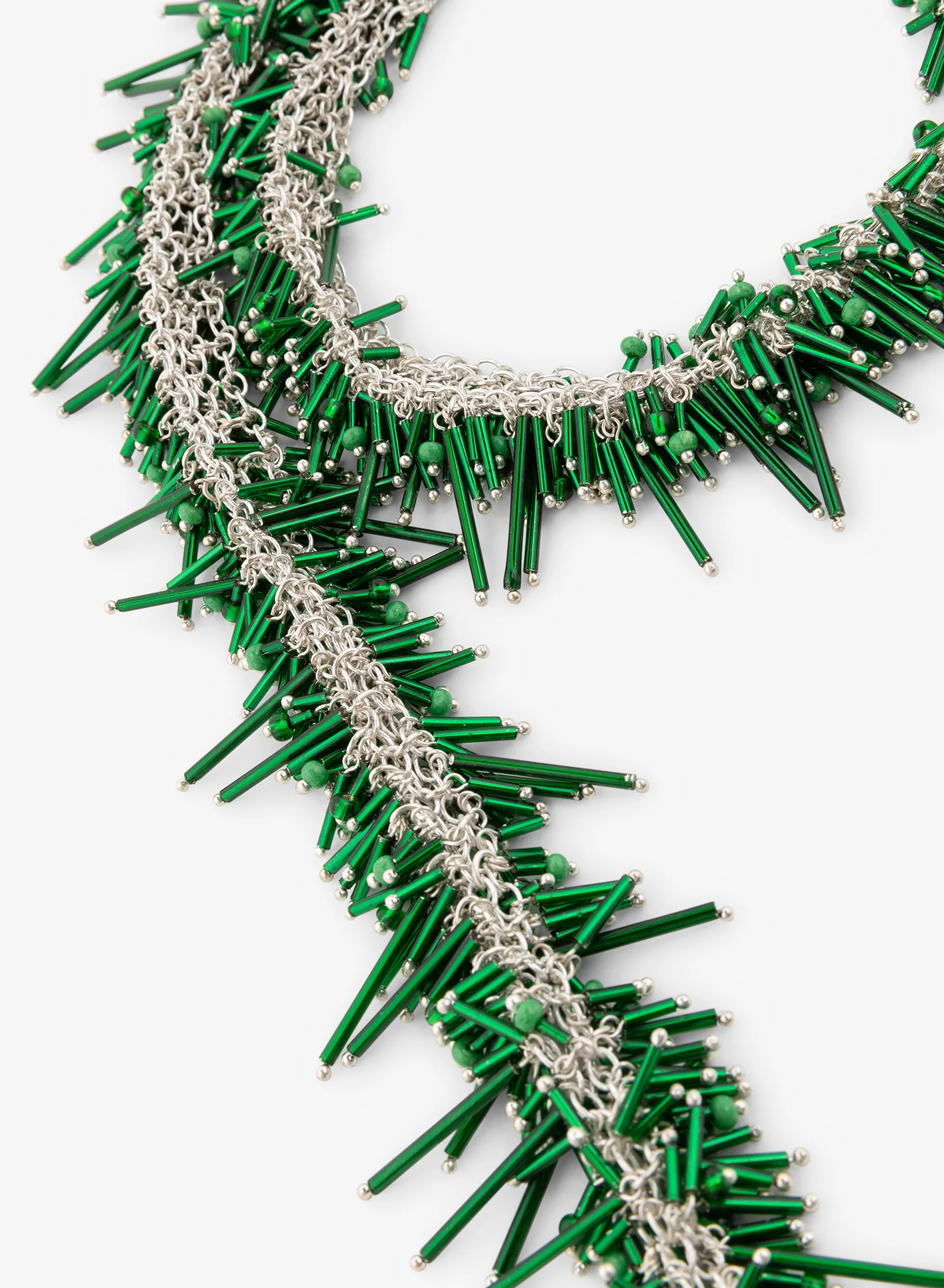 Embroidered scarf necklace - Image 3