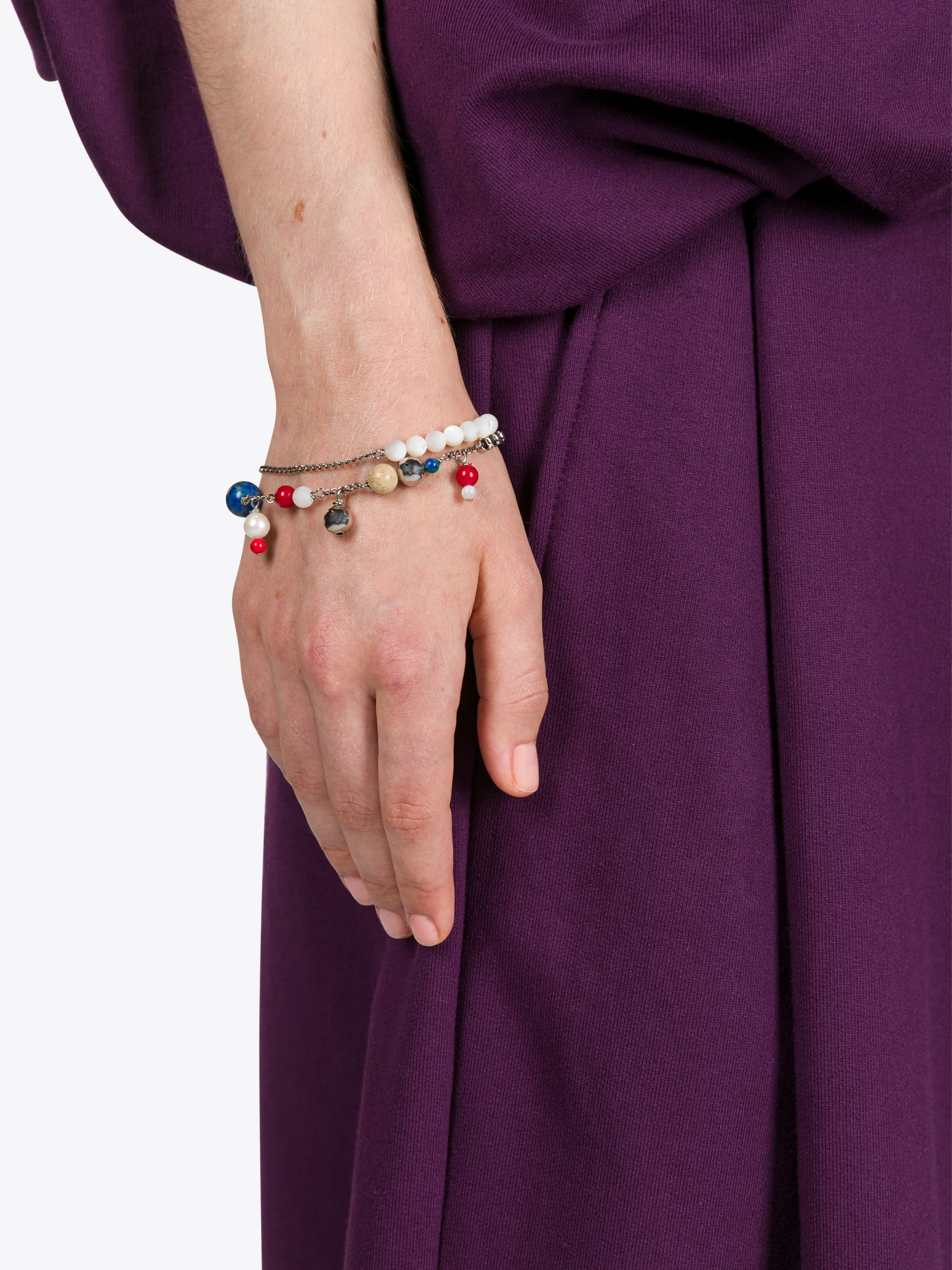 Pearl and stone bracelet - Image 4