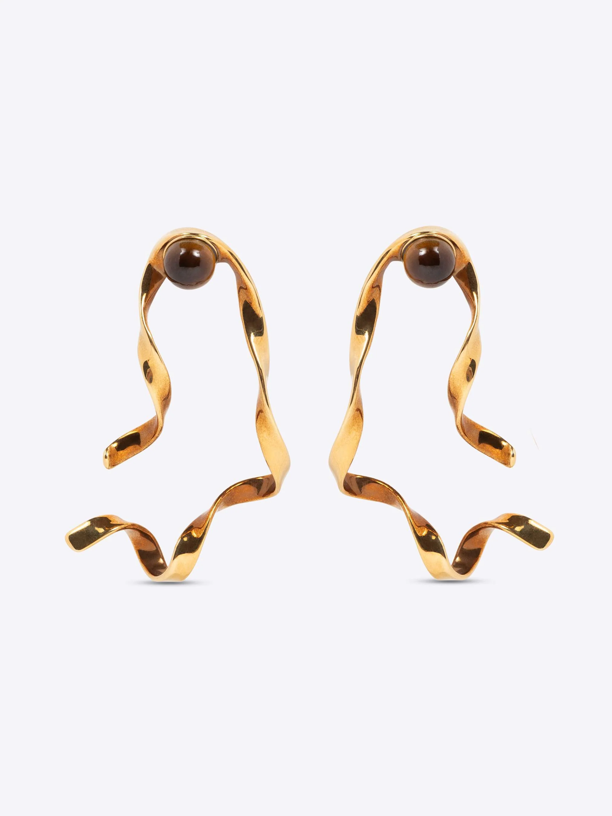 Wave stud earrings - Image 3