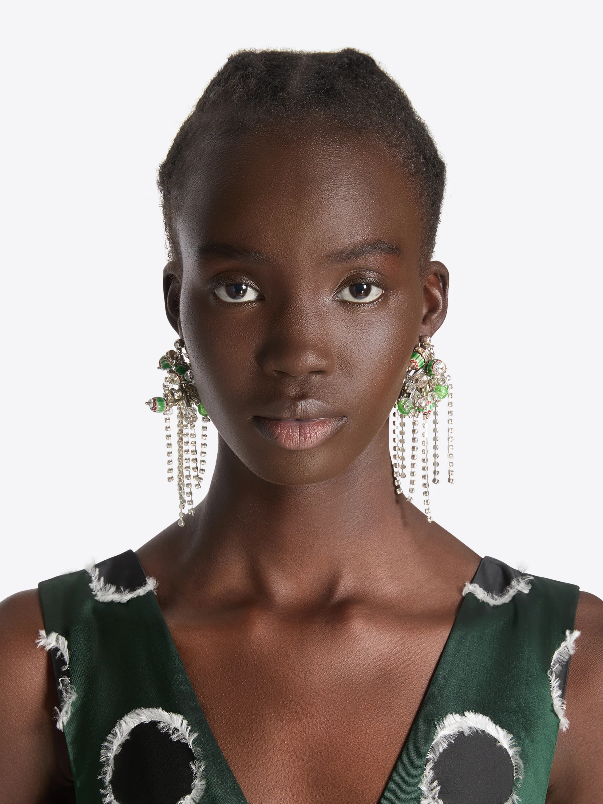 Embellished pin earrings - Image 8