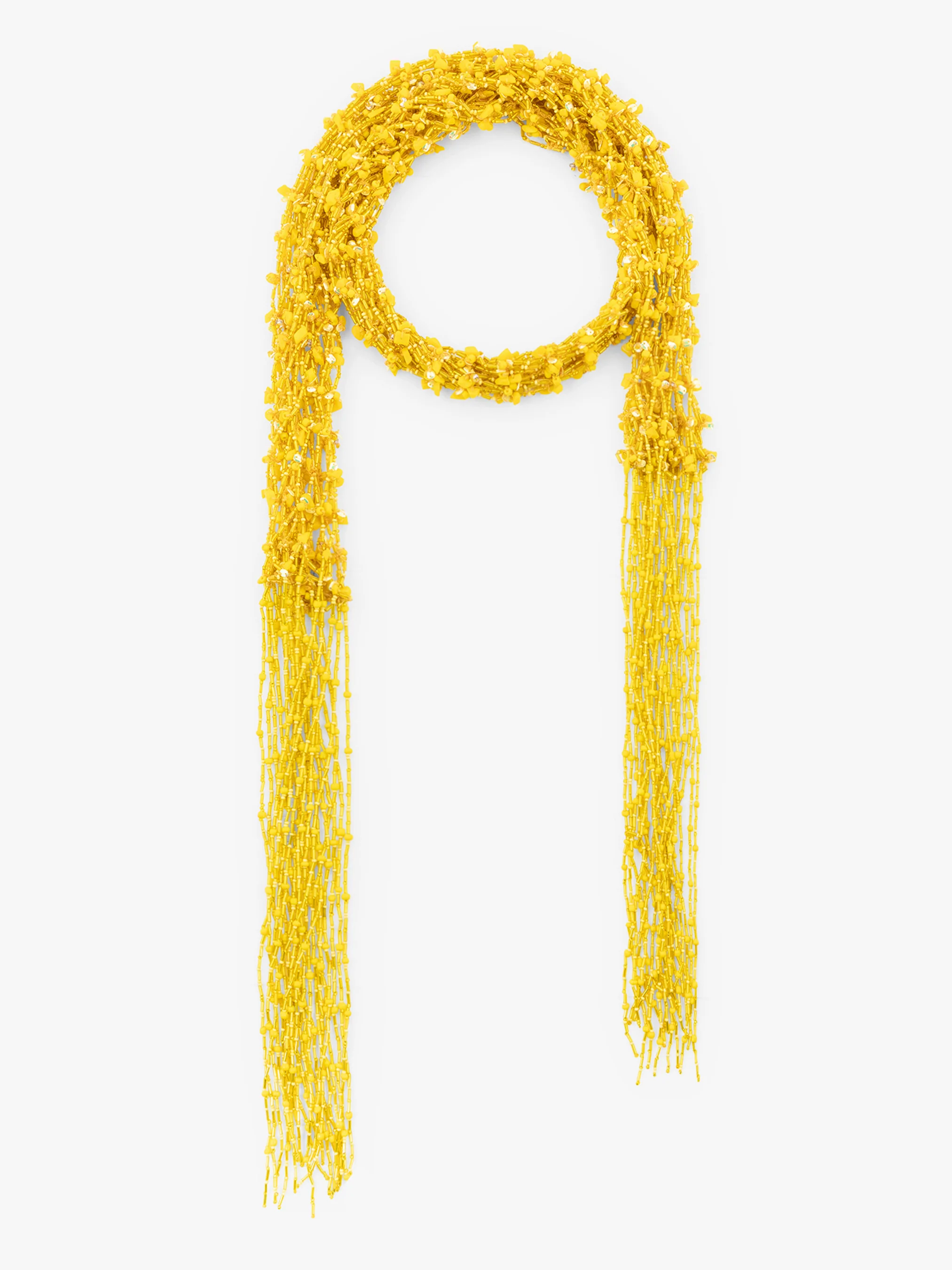 Embroidered scarf necklace - Image 2