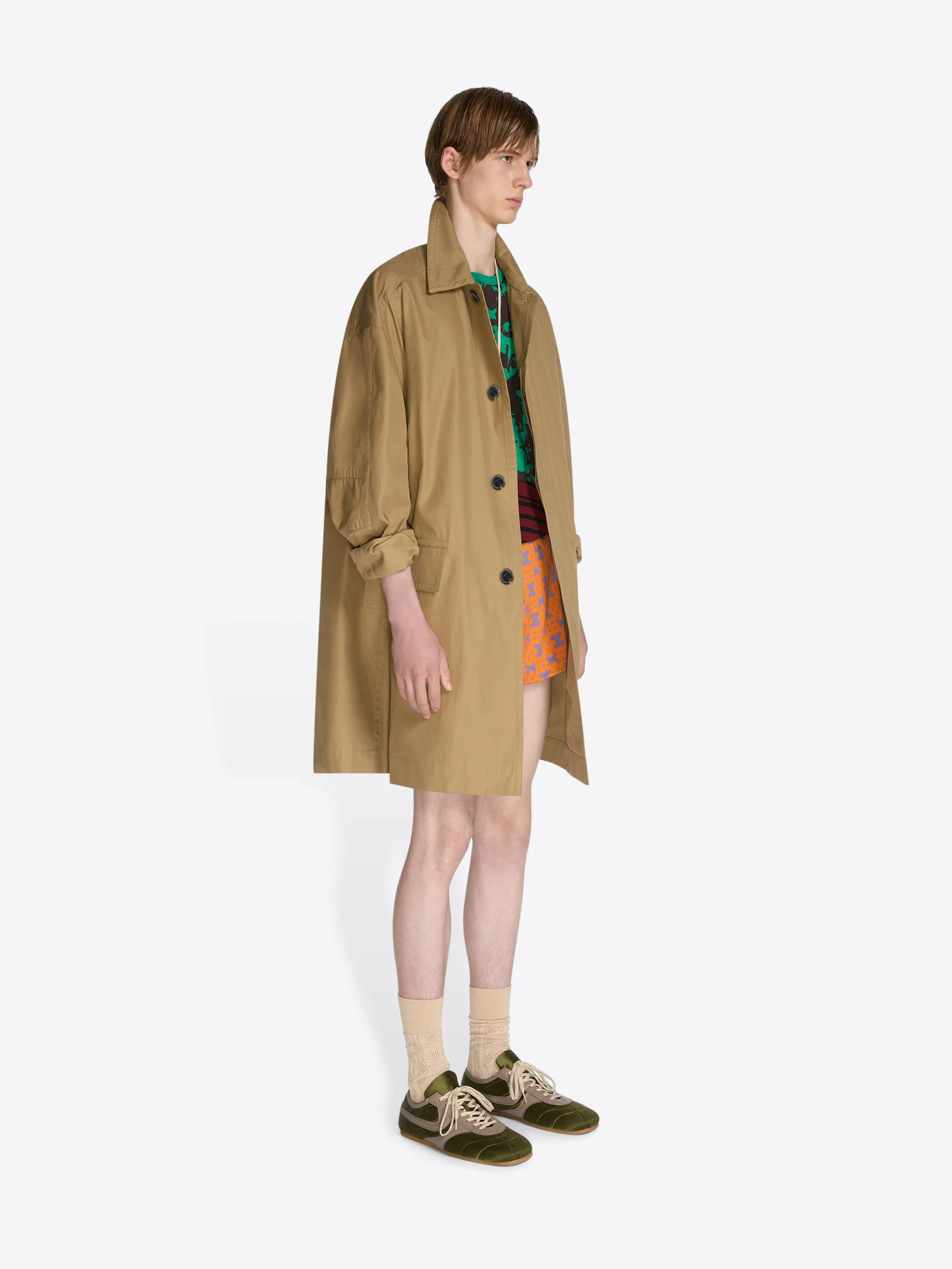 Loose cotton mac - Image 3